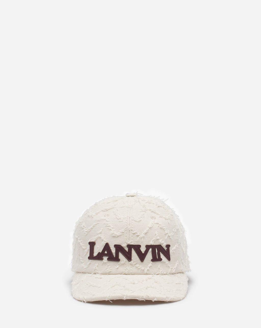 【LANVIN】Patch Logo Zigzag Ball Cap Lanvin embroidered-logo Cap | Black | FARFETCH