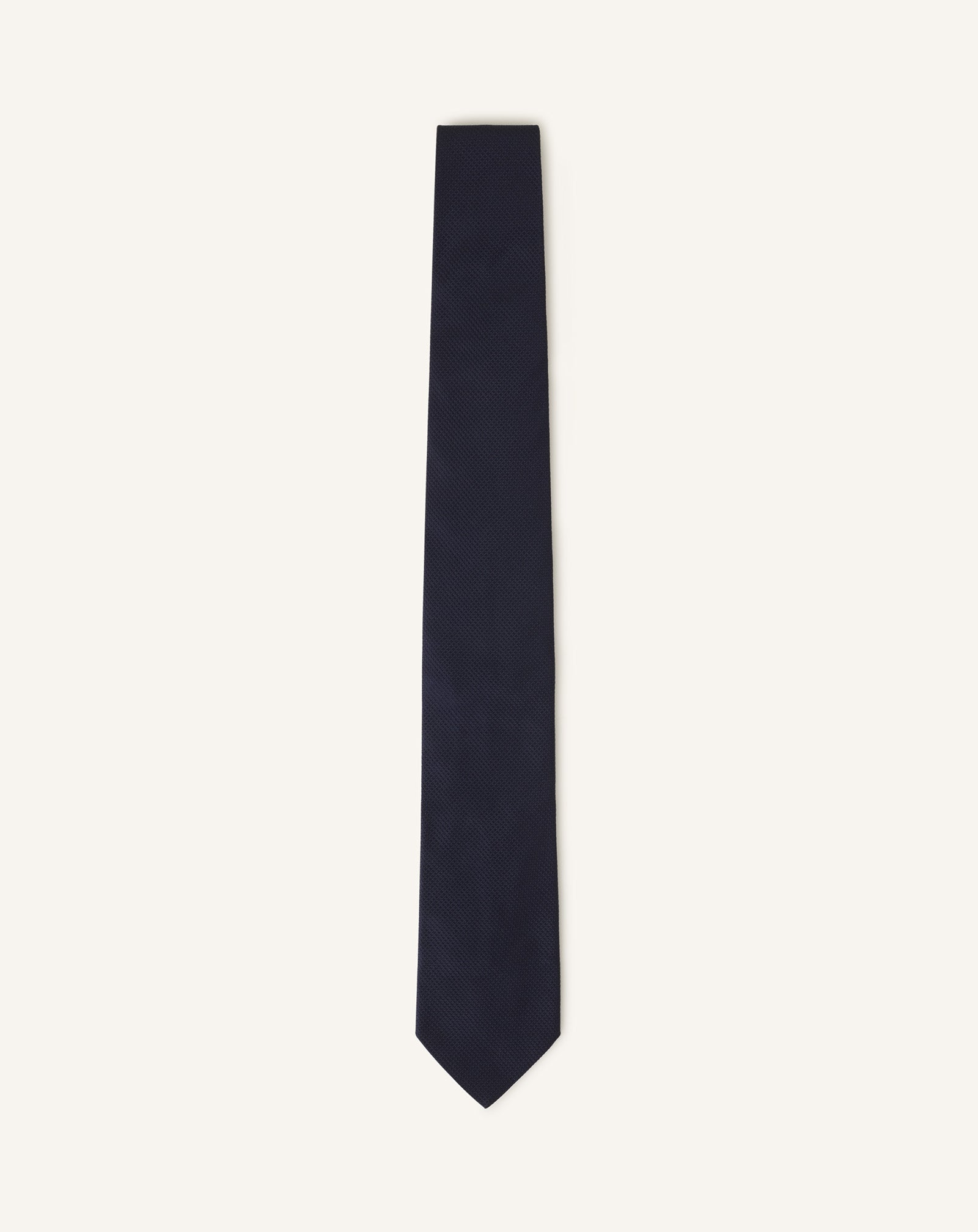 PLAIN SILK PIQUE TIE