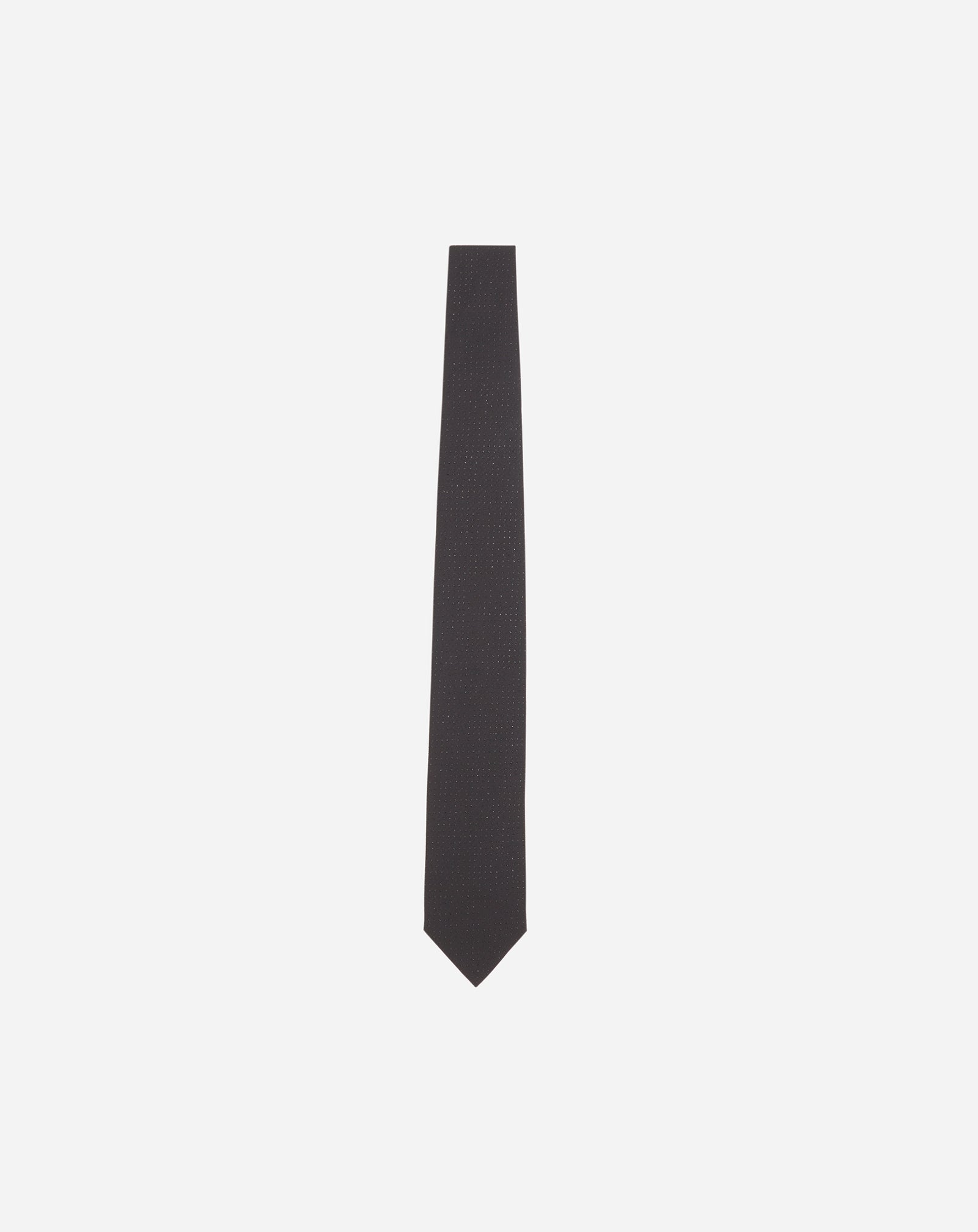 BLACK LANVIN TIE IN SPARKLY SATIN