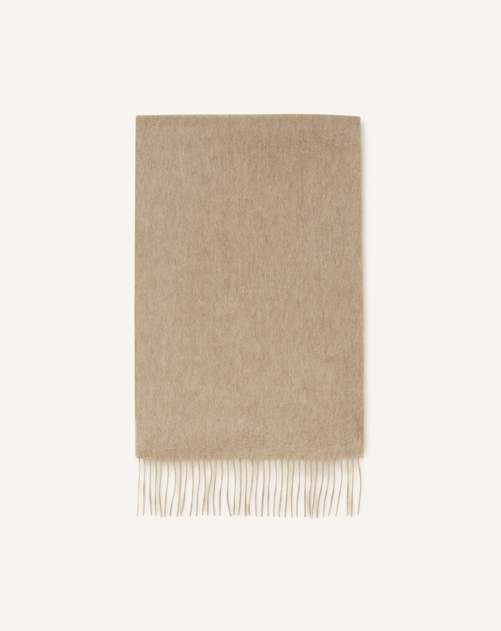 BEIGE TWO-TONE CASHMERE SCARF