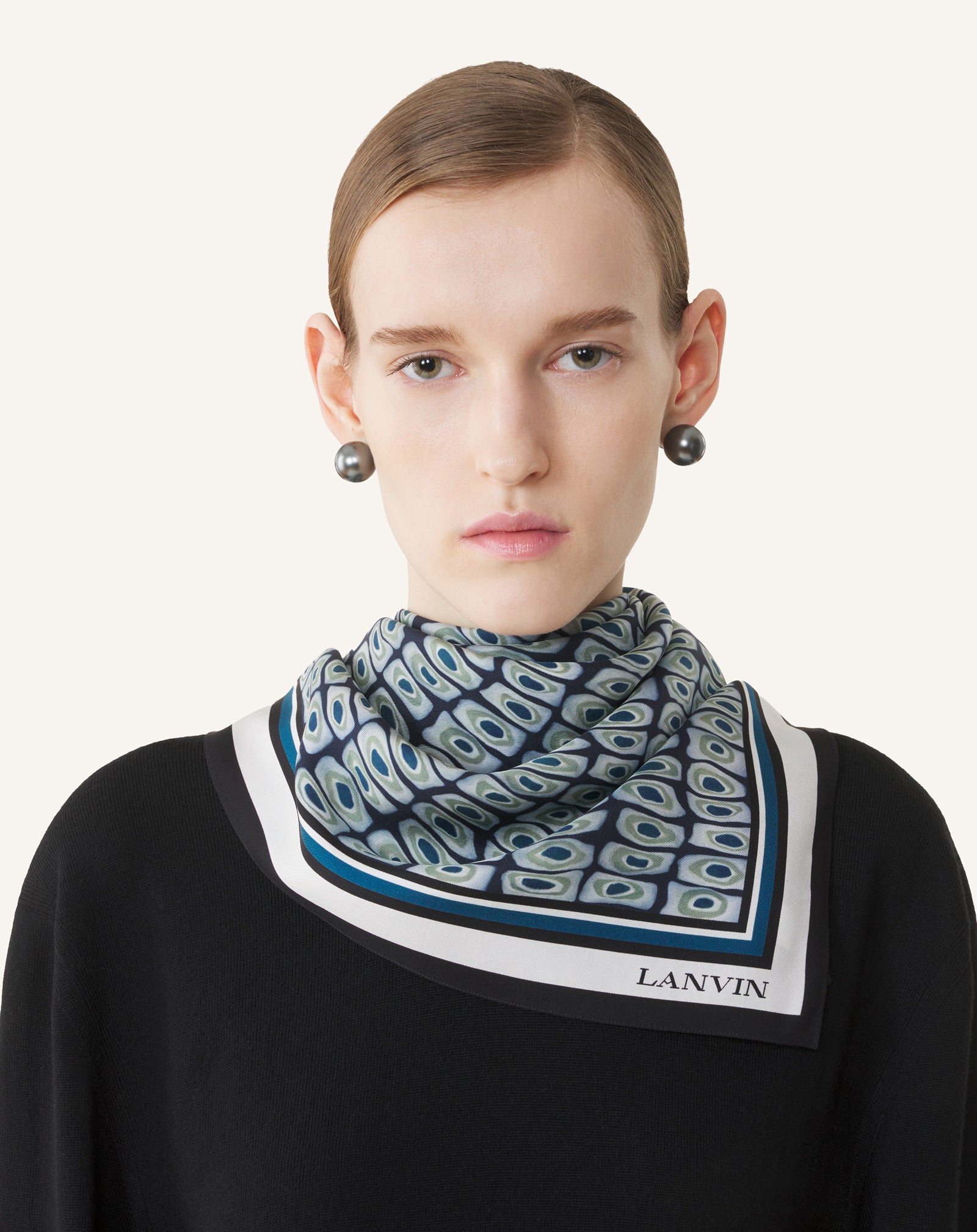 MURANO PRINT SILK SCARF