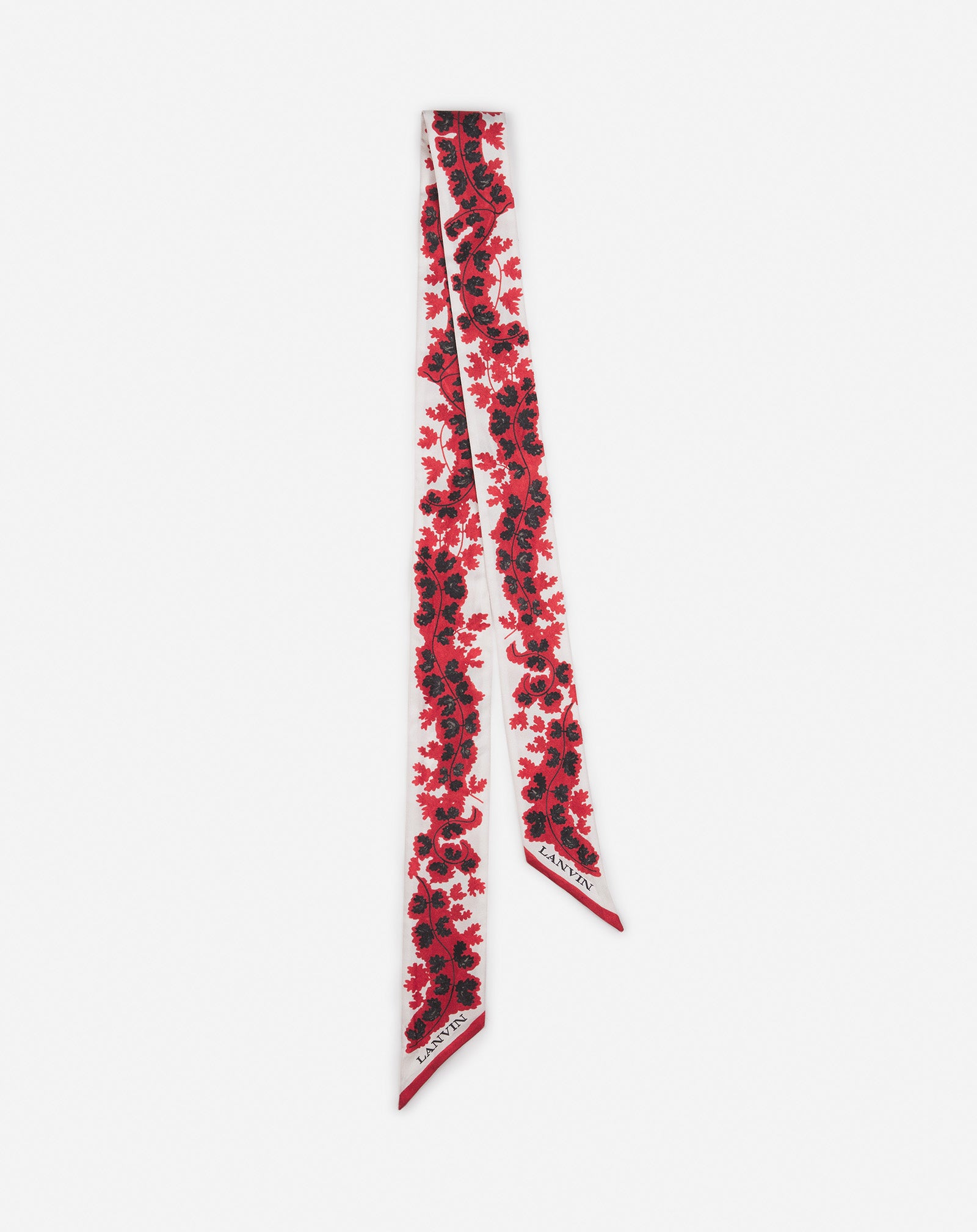 LANVIN ÉTÉ SILK HEADBAND WITH A RATEAU PRINT