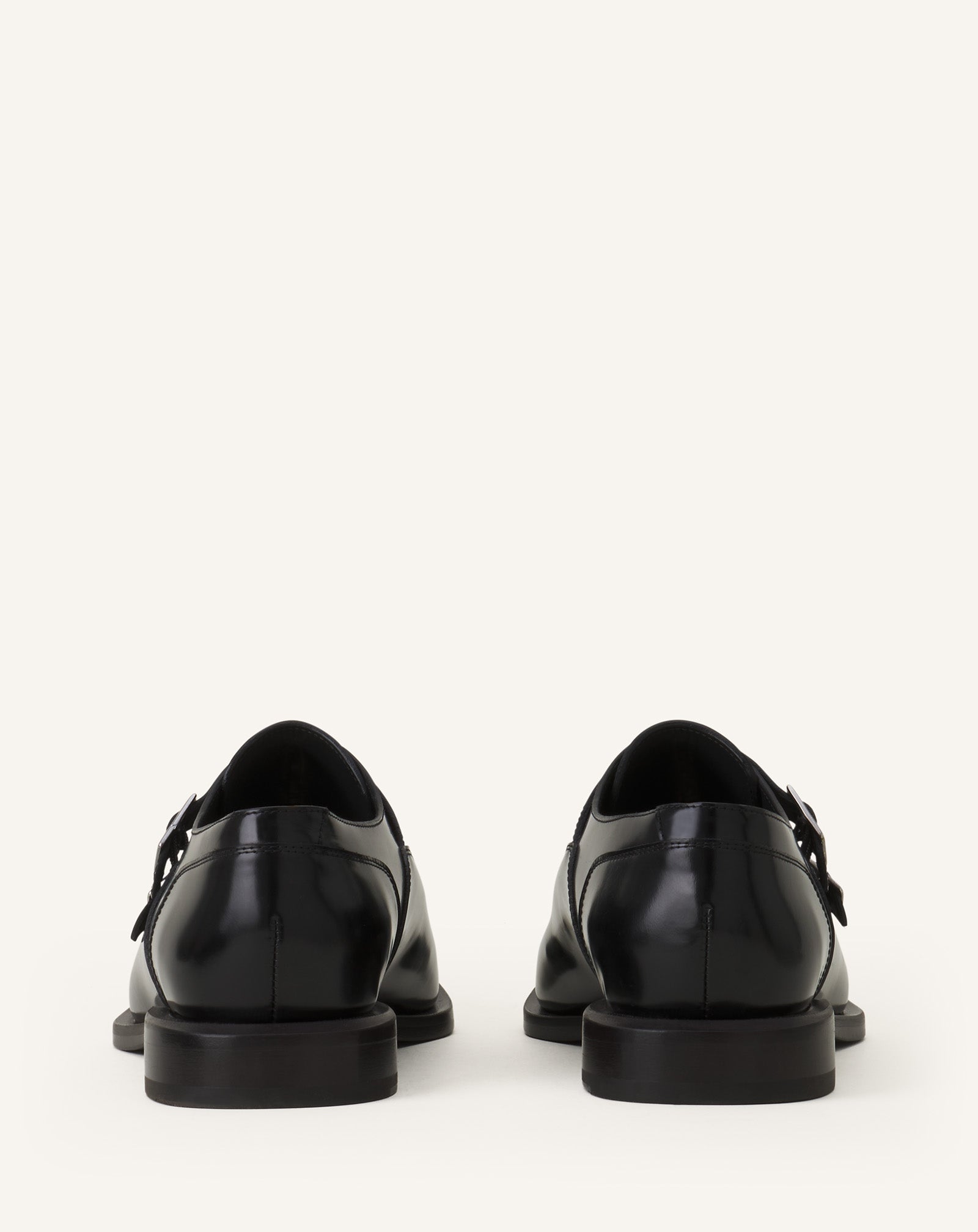 MONK SHOES IN GLOSSY LEATHER