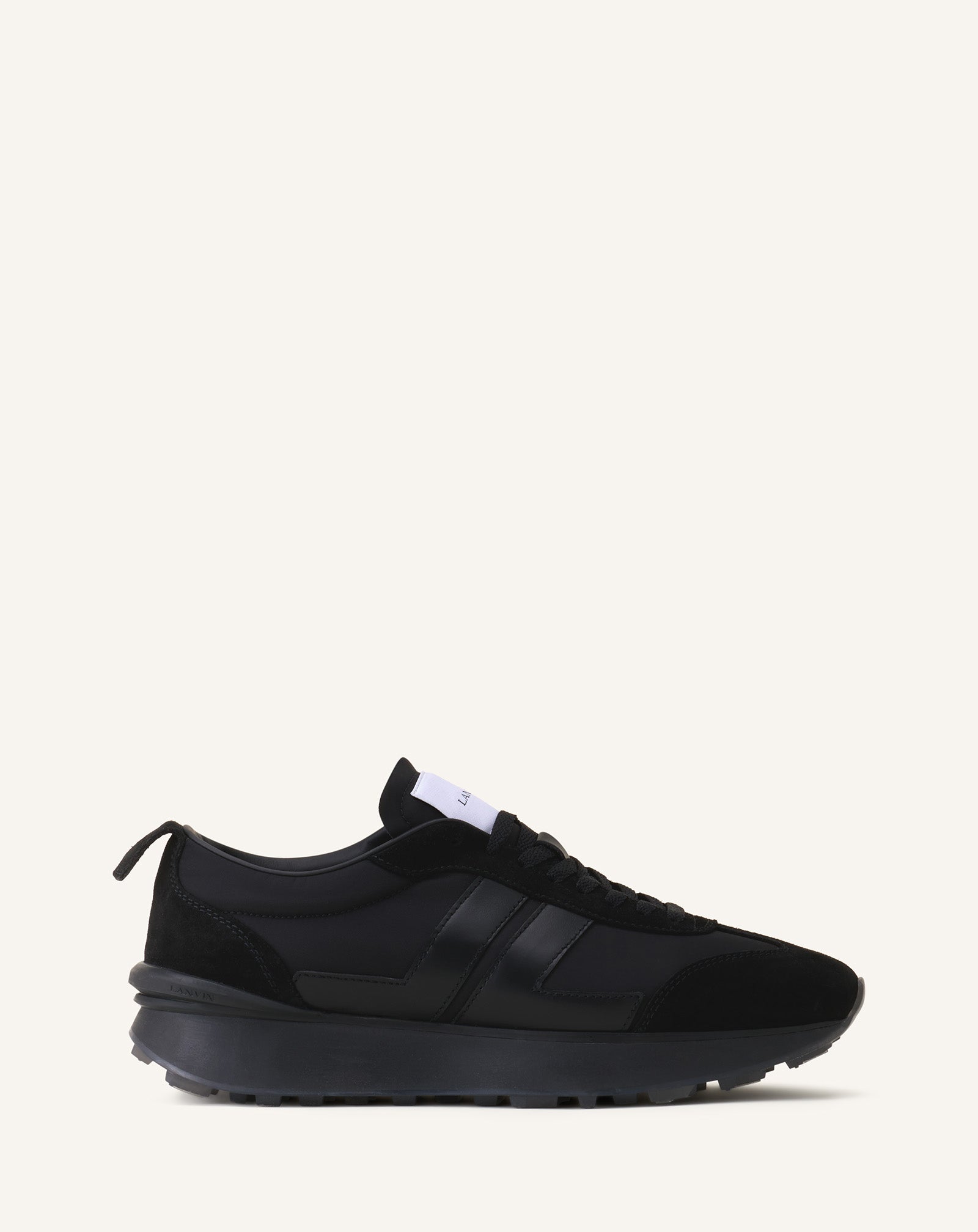Black Bumpr Nylon Sneakers | Lanvin