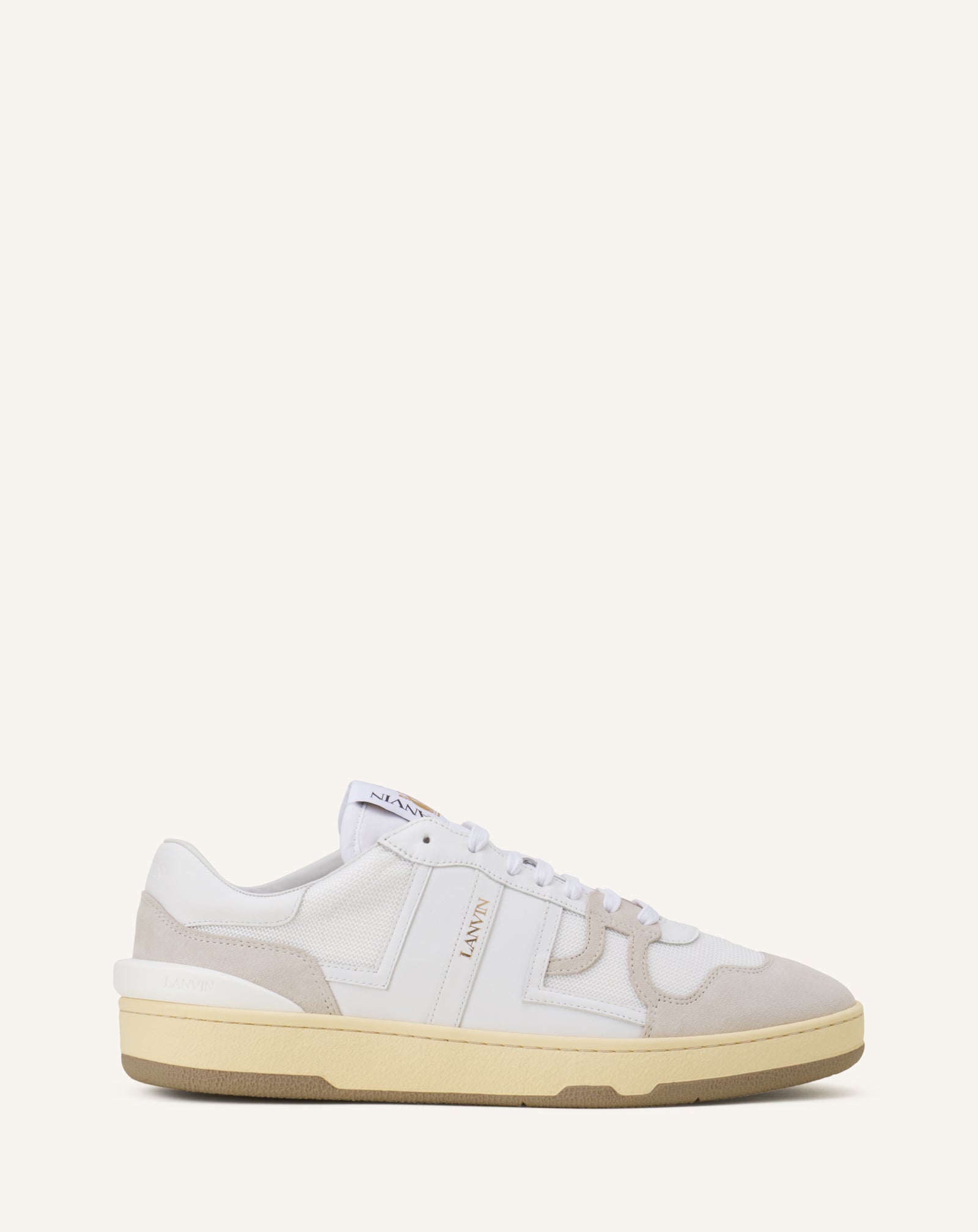 月末特価【極美品】ルカ期 LANVIN ニット モヘア S archive White Clay Mesh Sneakers | Lanvin