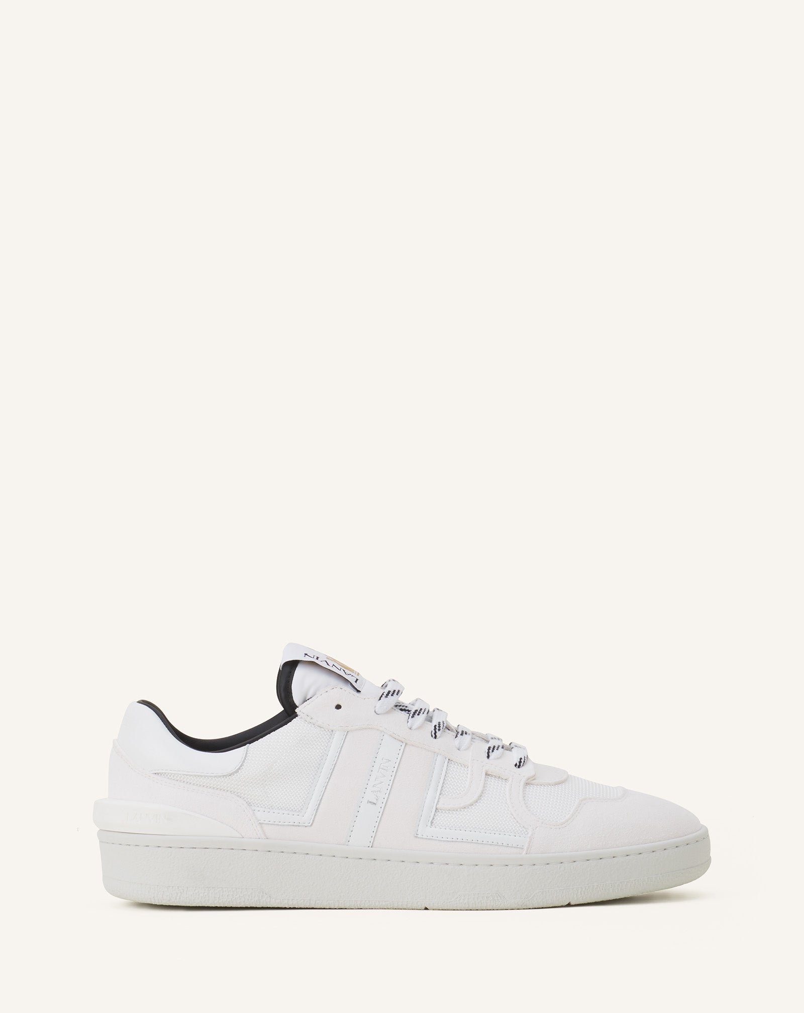 White Clay Mesh Sneakers | Lanvin