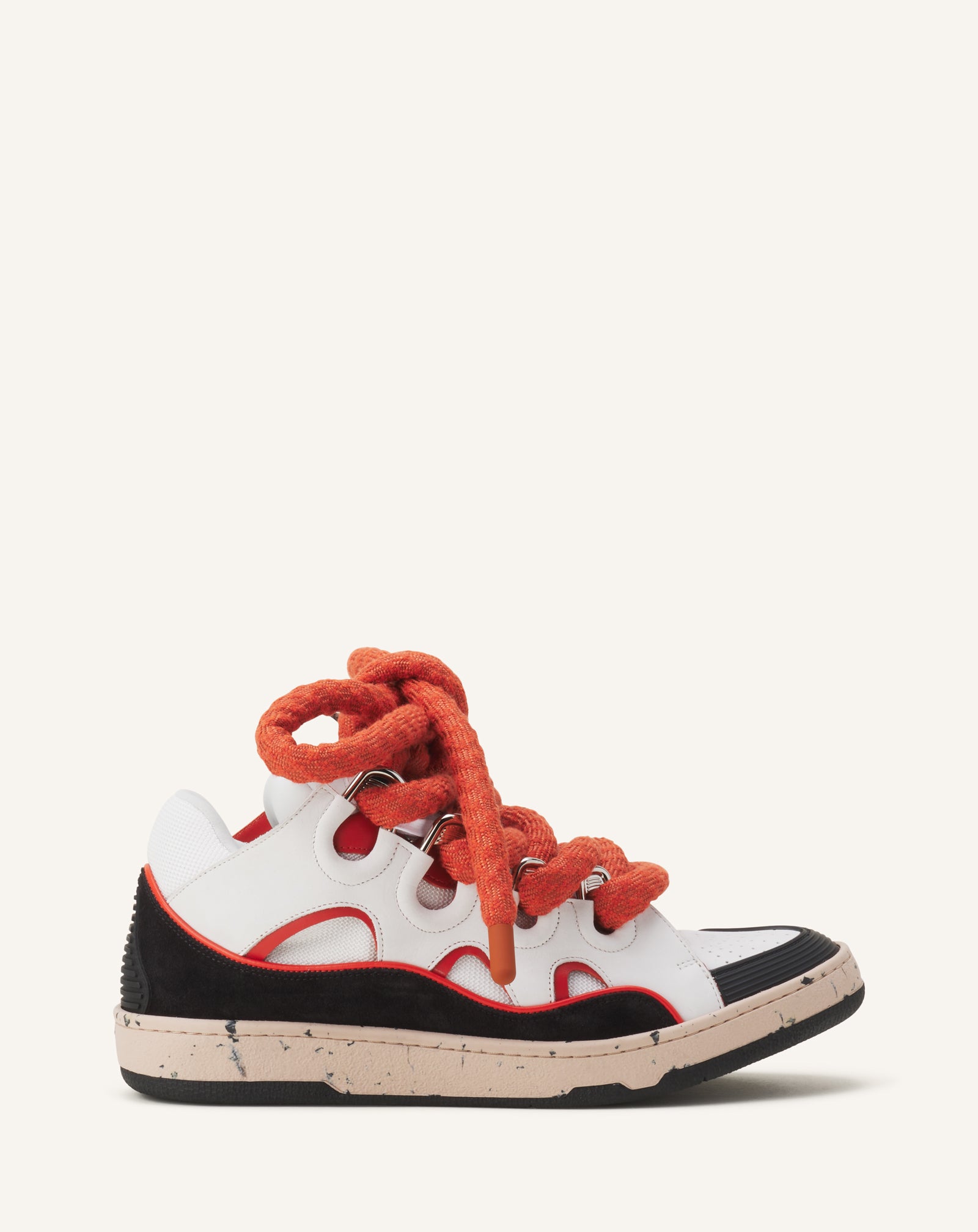 CURB SNAKE SNEAKERS IN LEATHER
