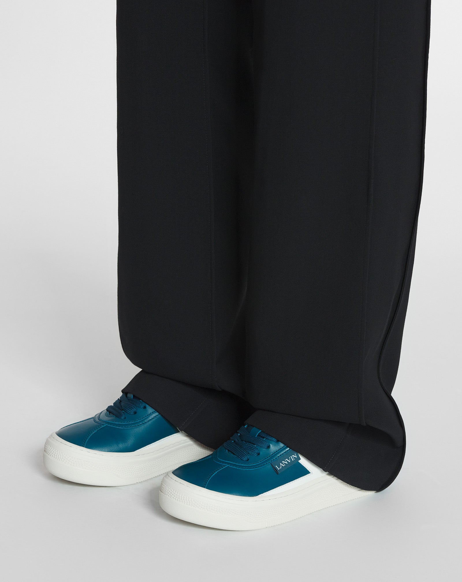 LANVIN CASH LEATHER SNEAKERS