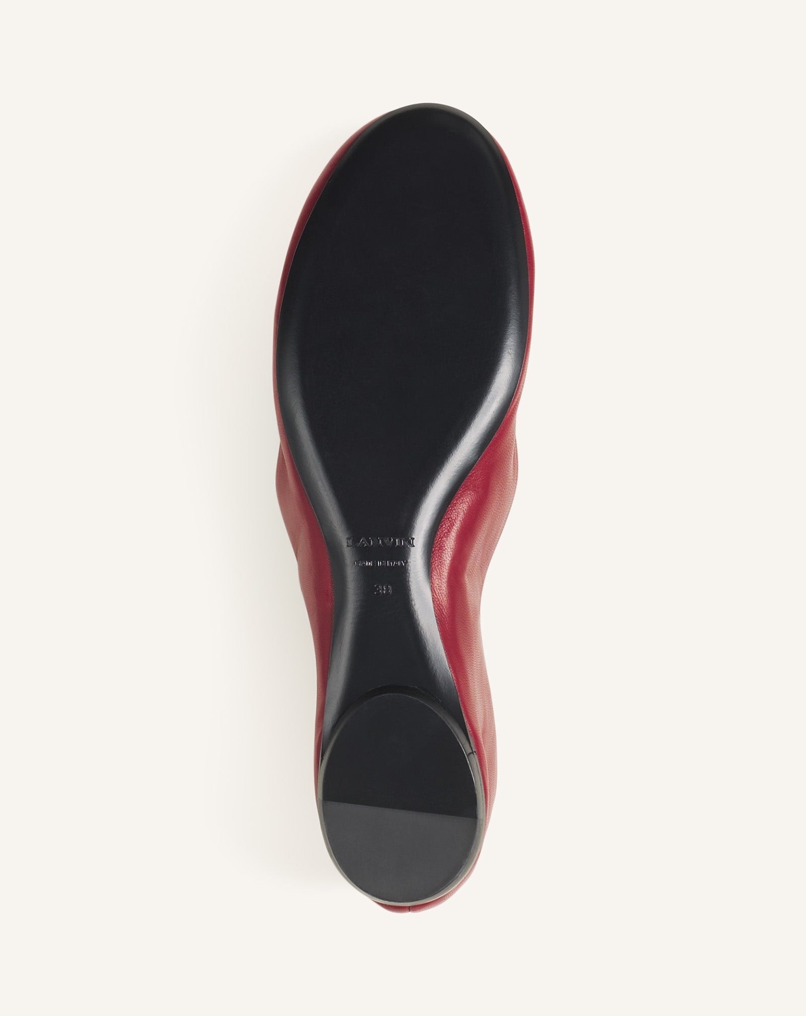 THE BALLERINA FLAT IN LEATHER