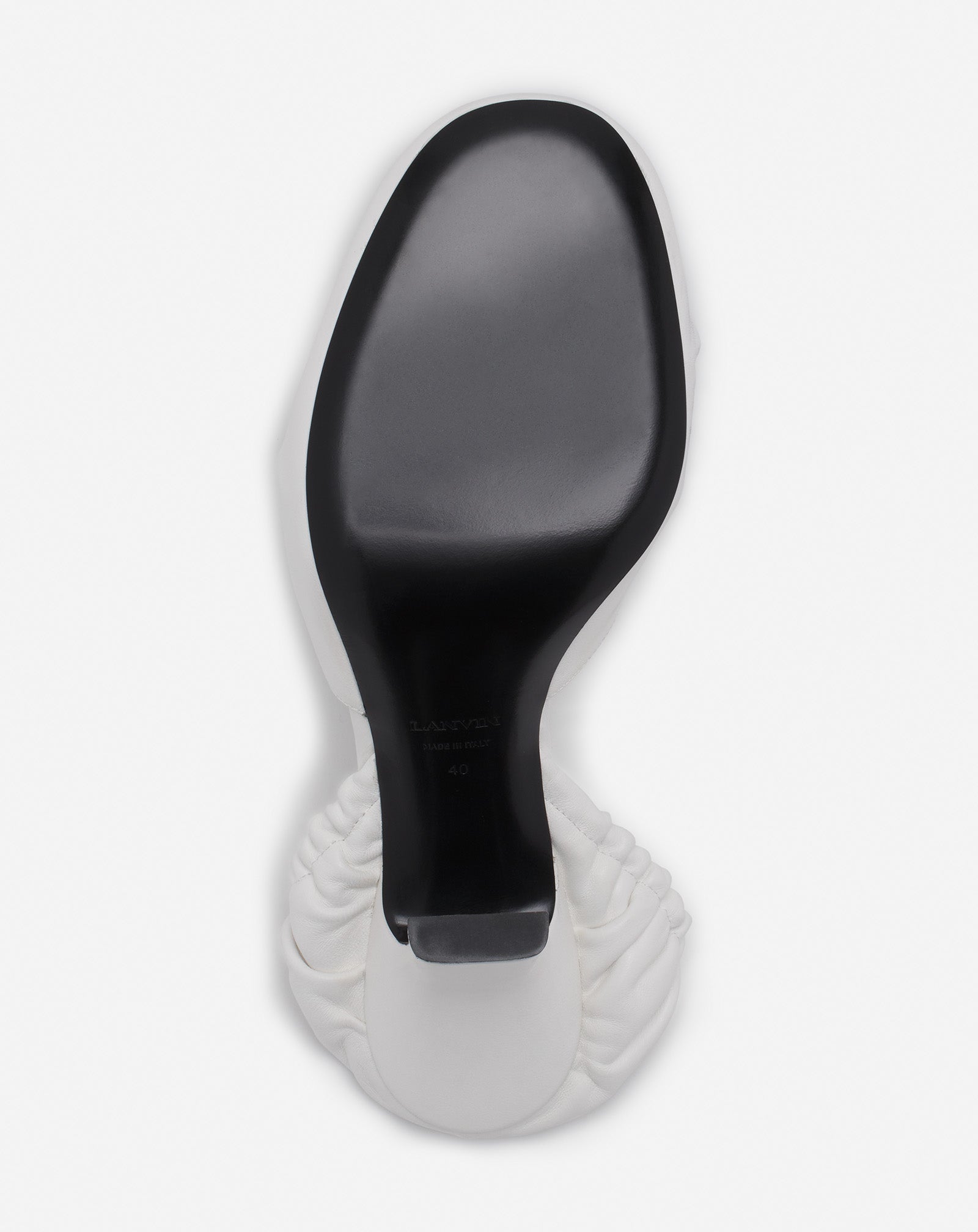 MESURE LACE-UP LEATHER PUMPS