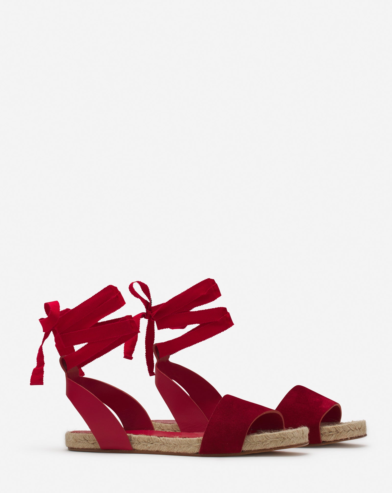 DOMRA FLAT SUEDE SANDALS