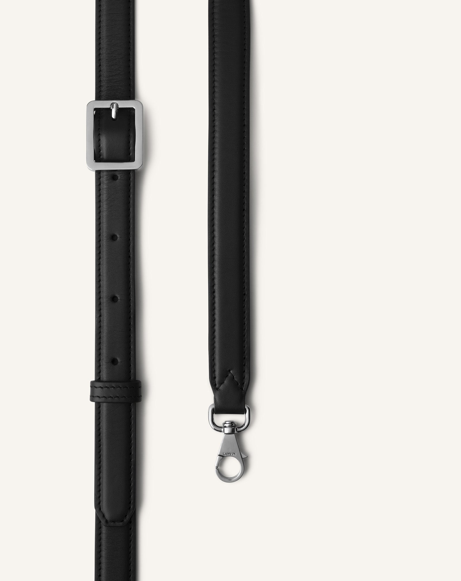 COMPAGNON ASYMMETRICAL LEATHER CLUTCH BAG