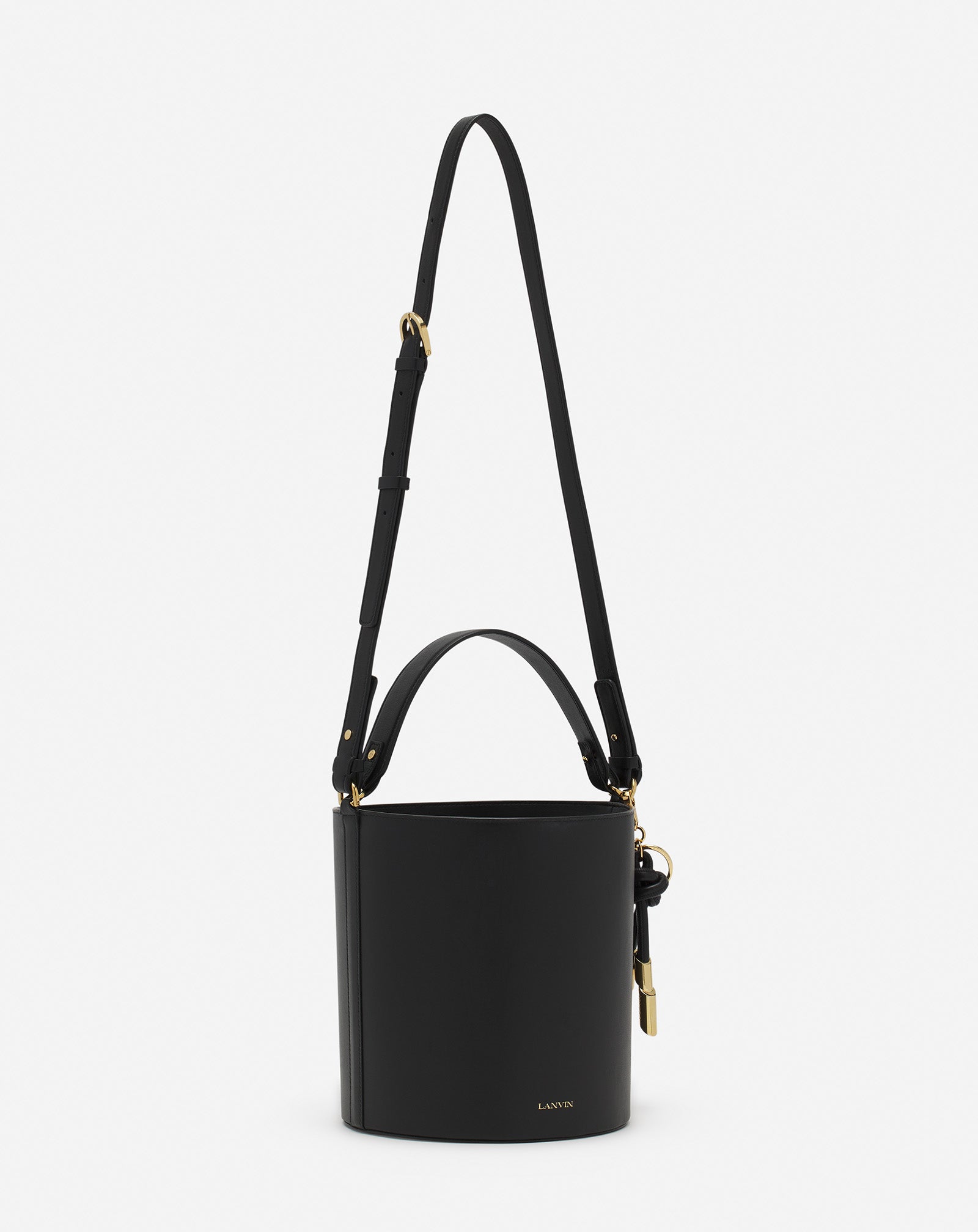 SÉQUENCE LEATHER BUCKET BAG