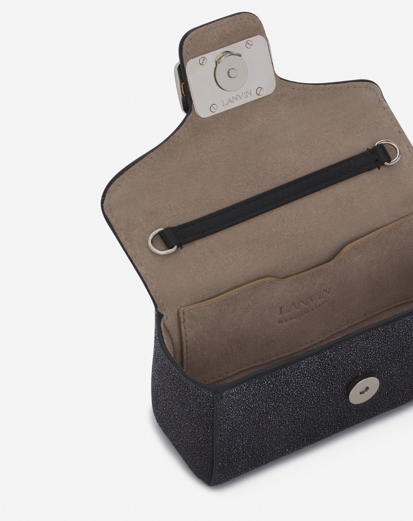 MICRO PENCIL CAT BAG IN SUEDE