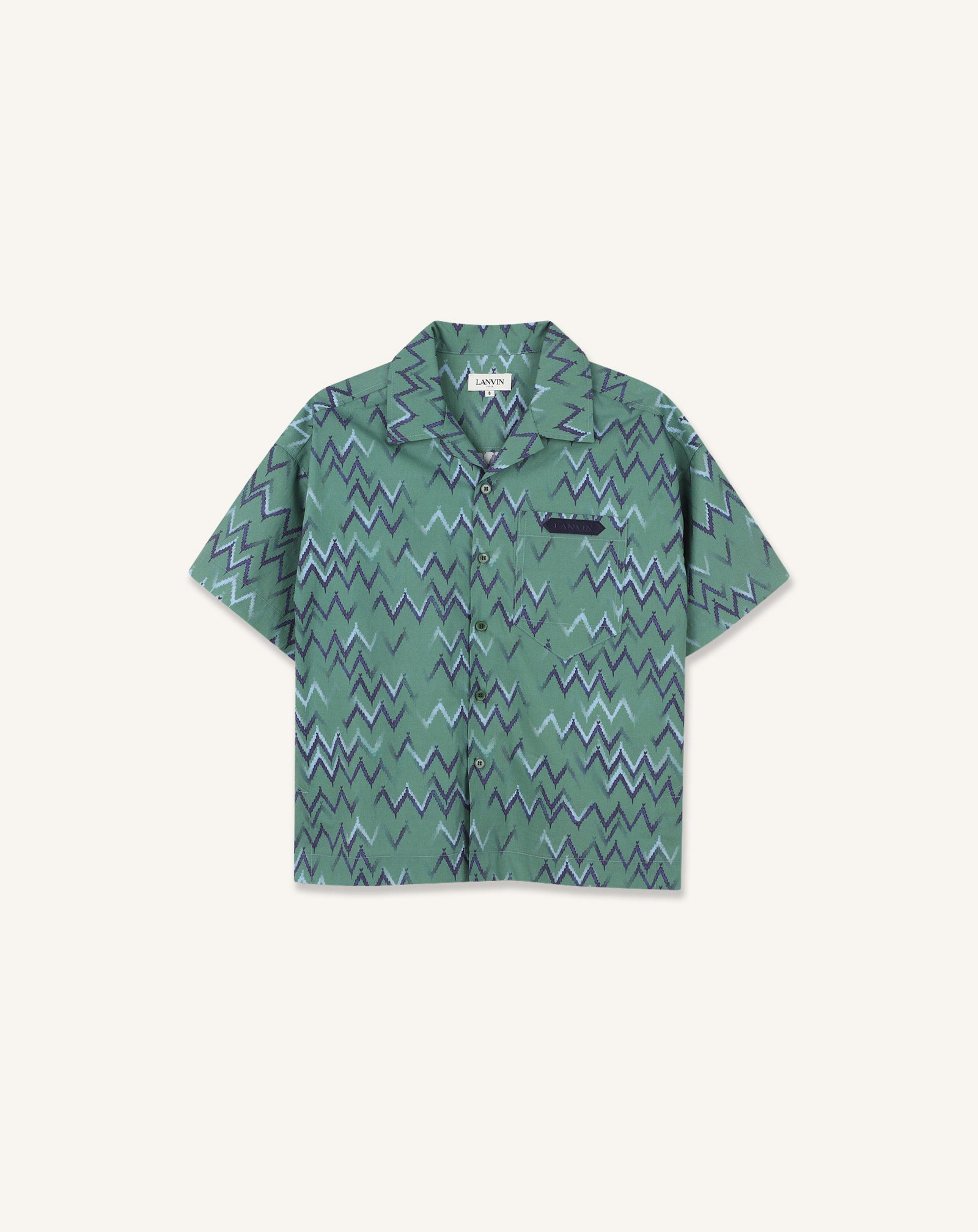 Green Short Sleeve Shirt | Lanvin