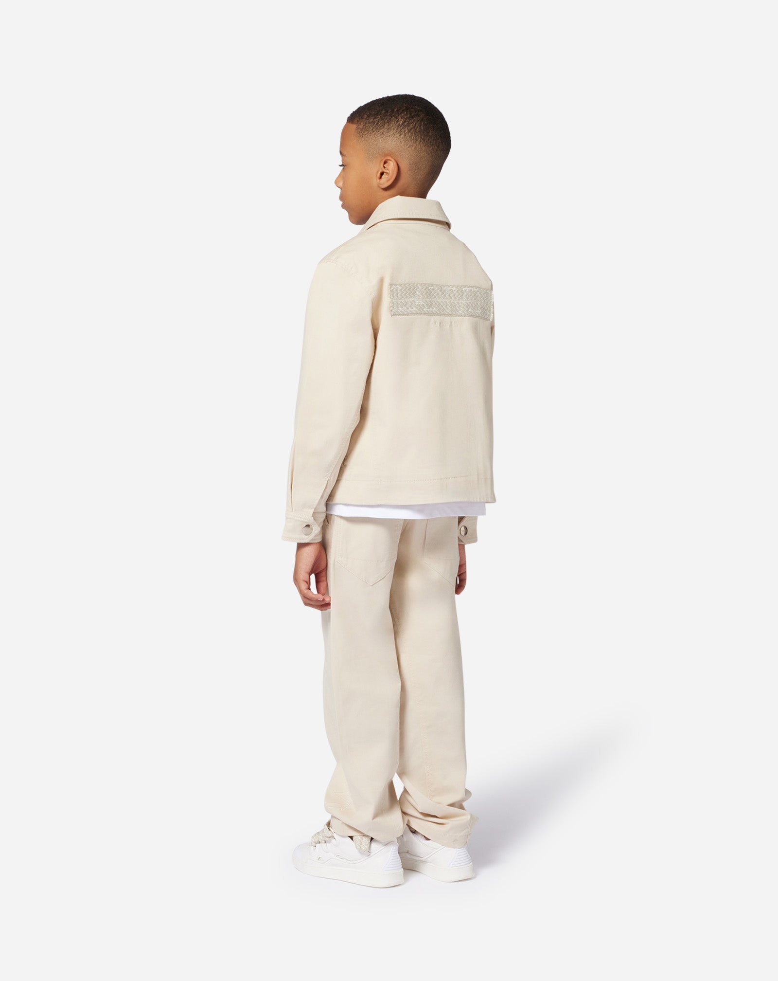 KIDS EMBROIDERED COTTON JACKET