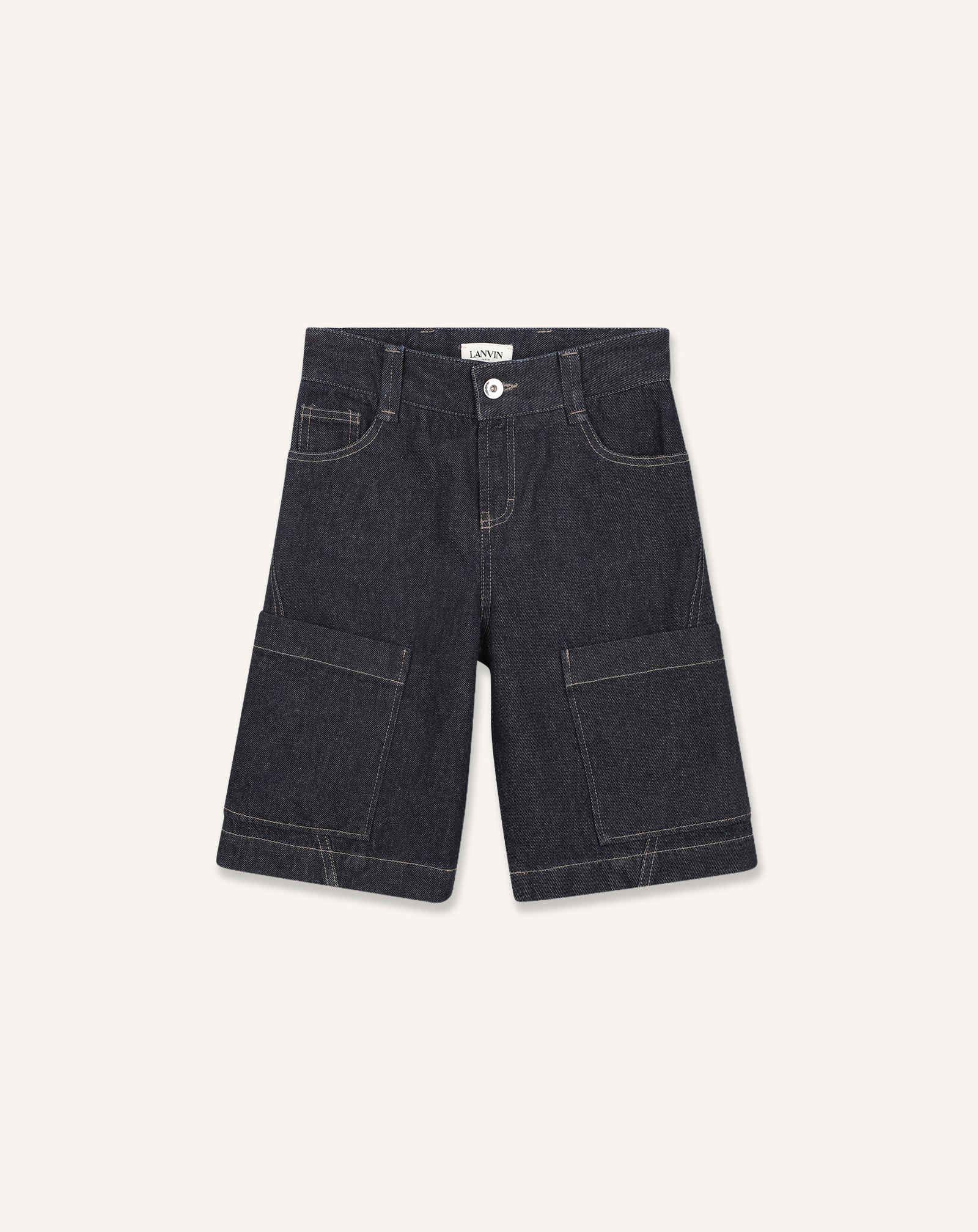 Blue Denim Bermuda Shorts | Lanvin