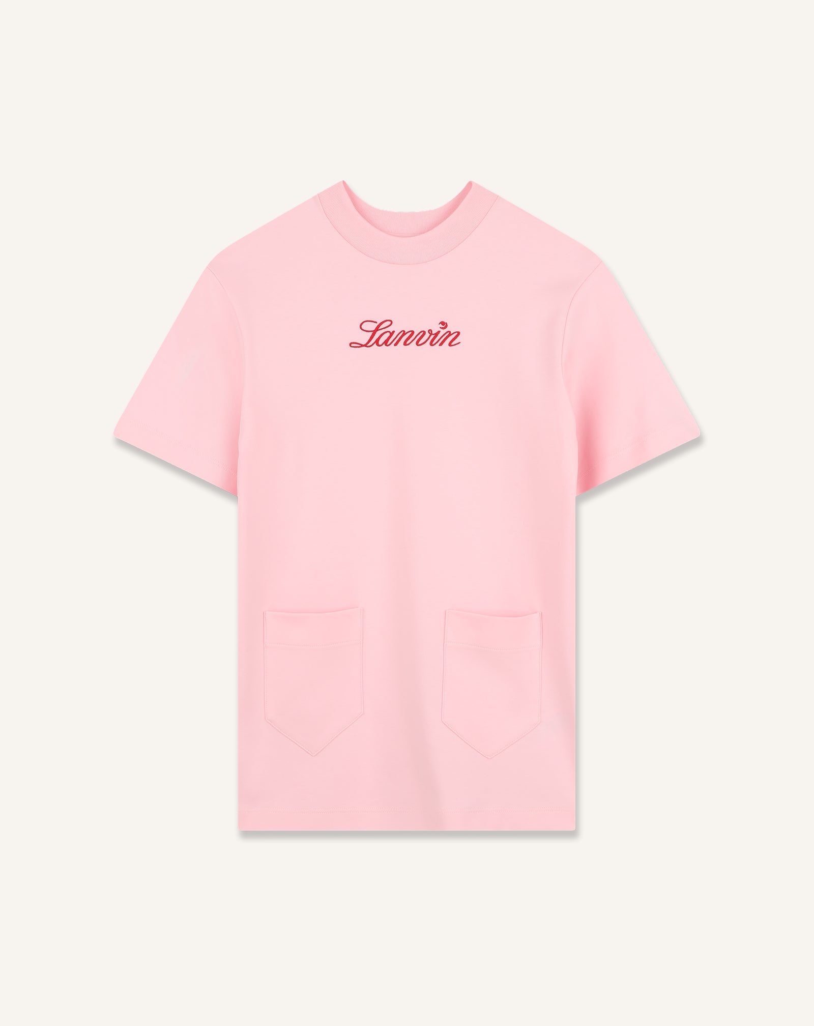 SHORT SLEEVE T-SHIRT DRESS IN COTTON