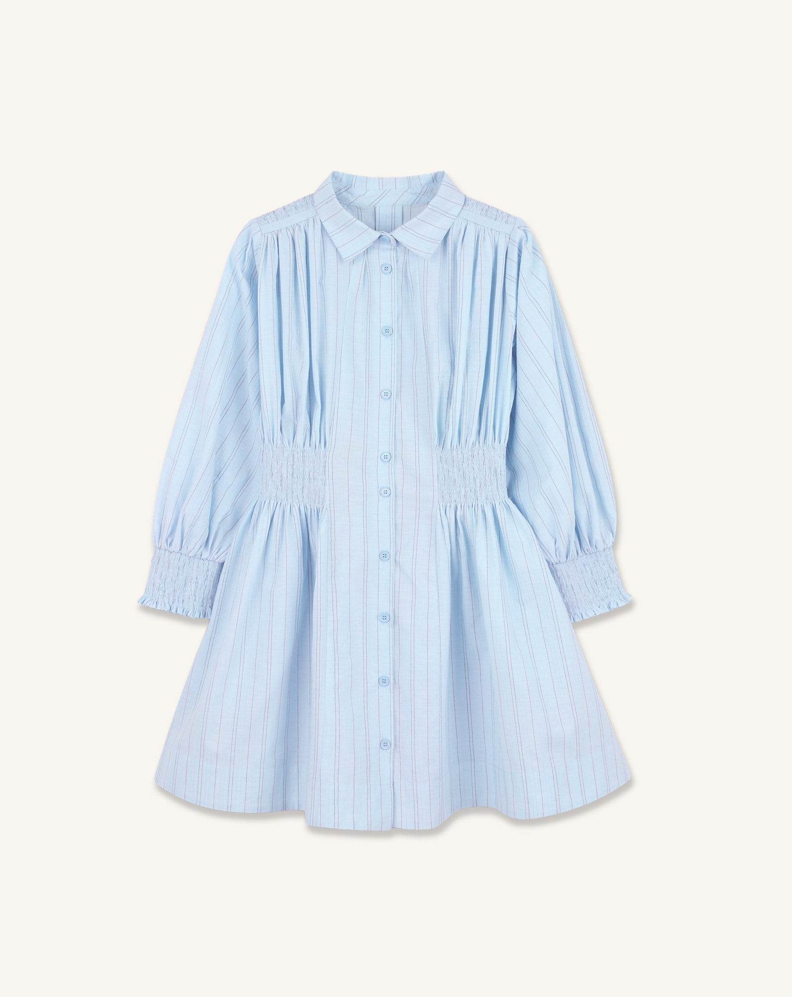 Blue Shirt Dress