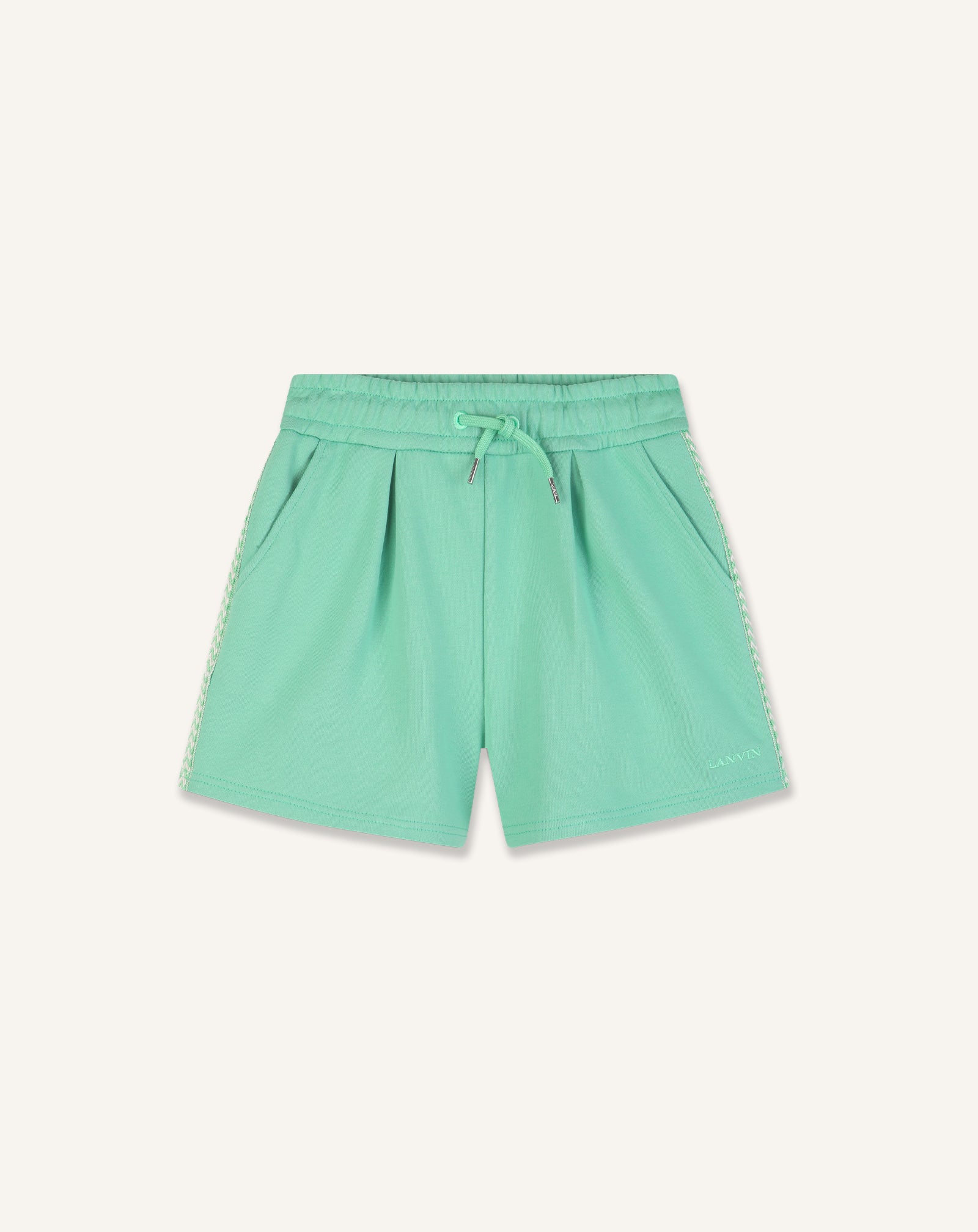 Green Fleece Shorts | Lanvin
