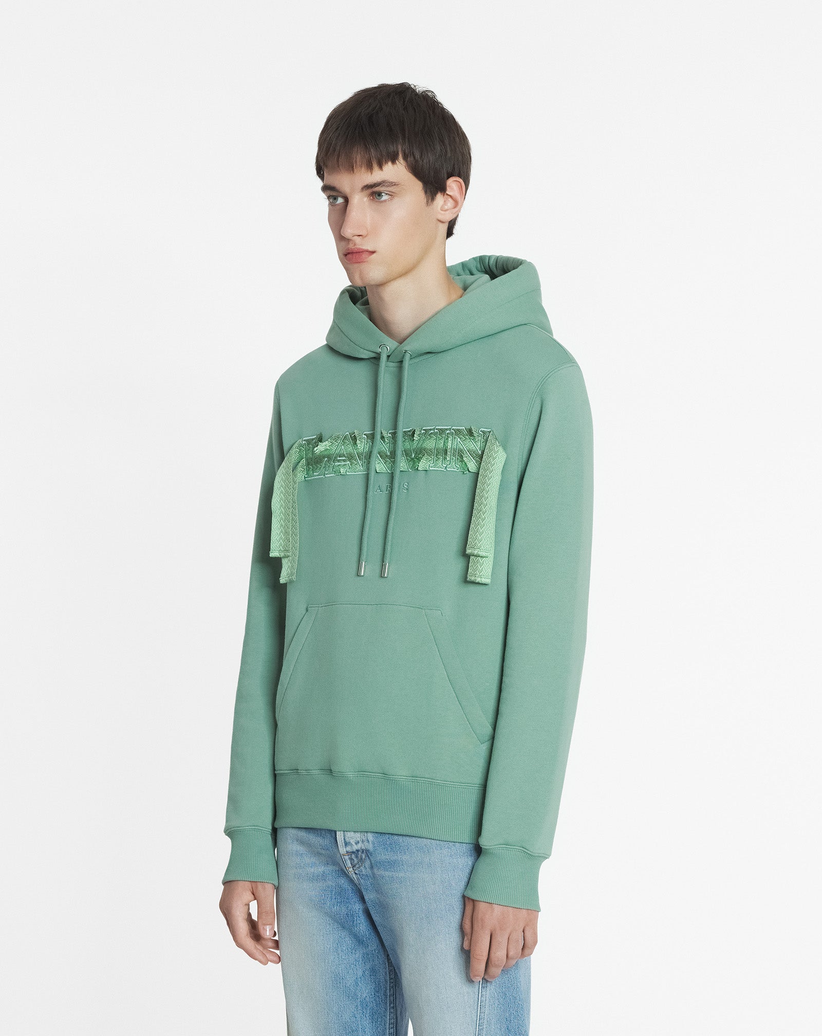LANVIN CURB LACE HOODIE