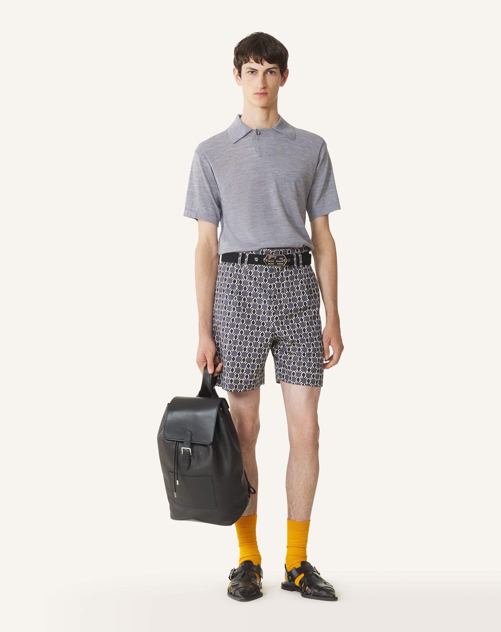 MERINO WOOL POLO SHIRT