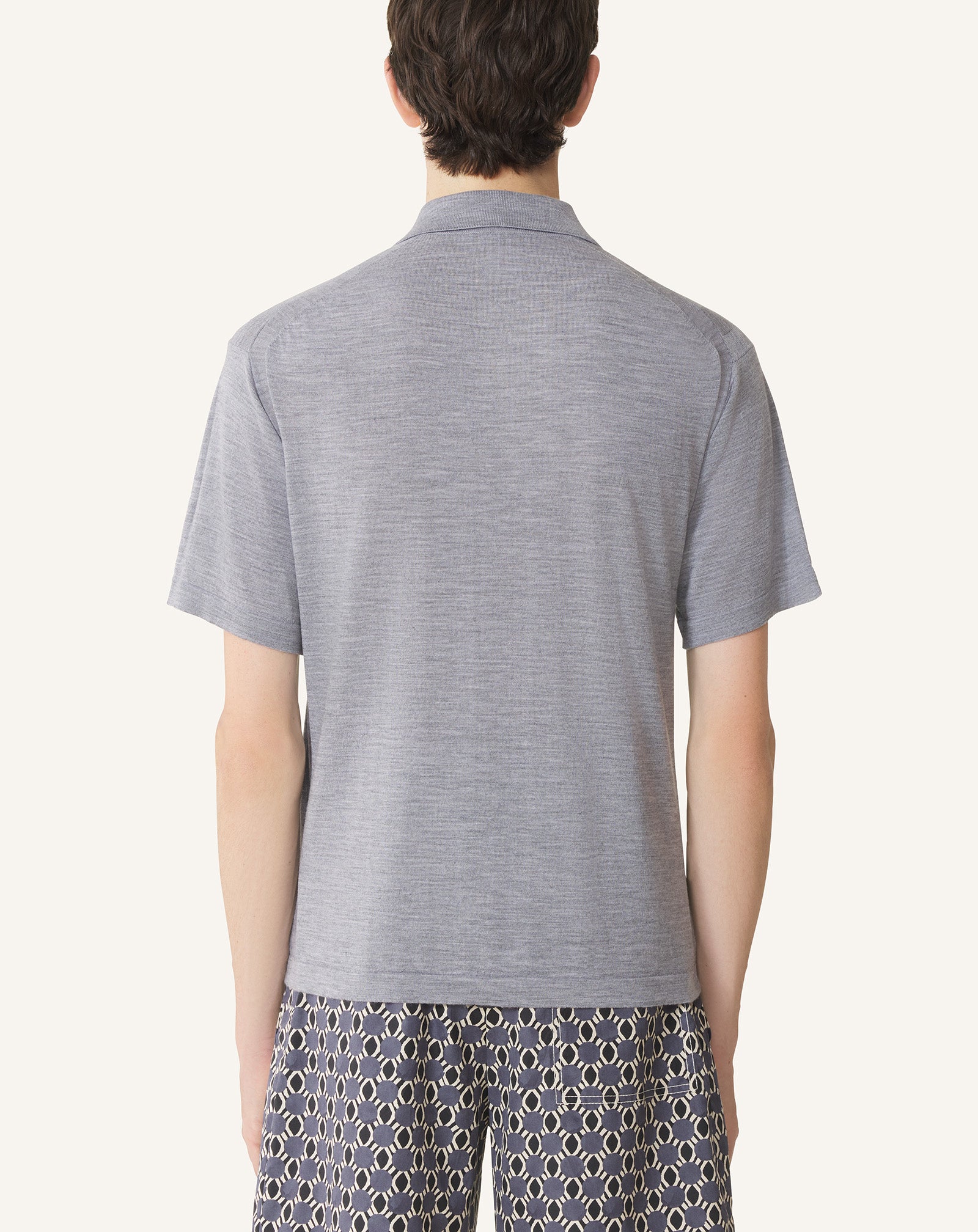 MERINO WOOL POLO SHIRT