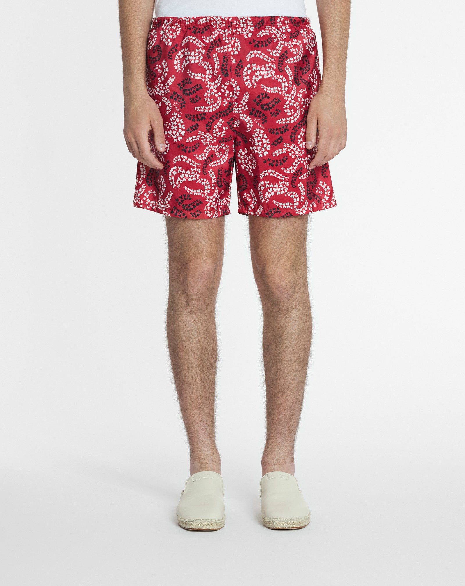 PRINTED SWIM TRUNKS