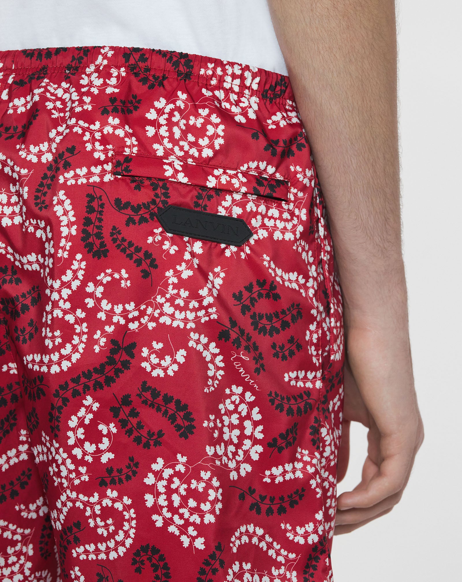 PRINTED SWIM TRUNKS