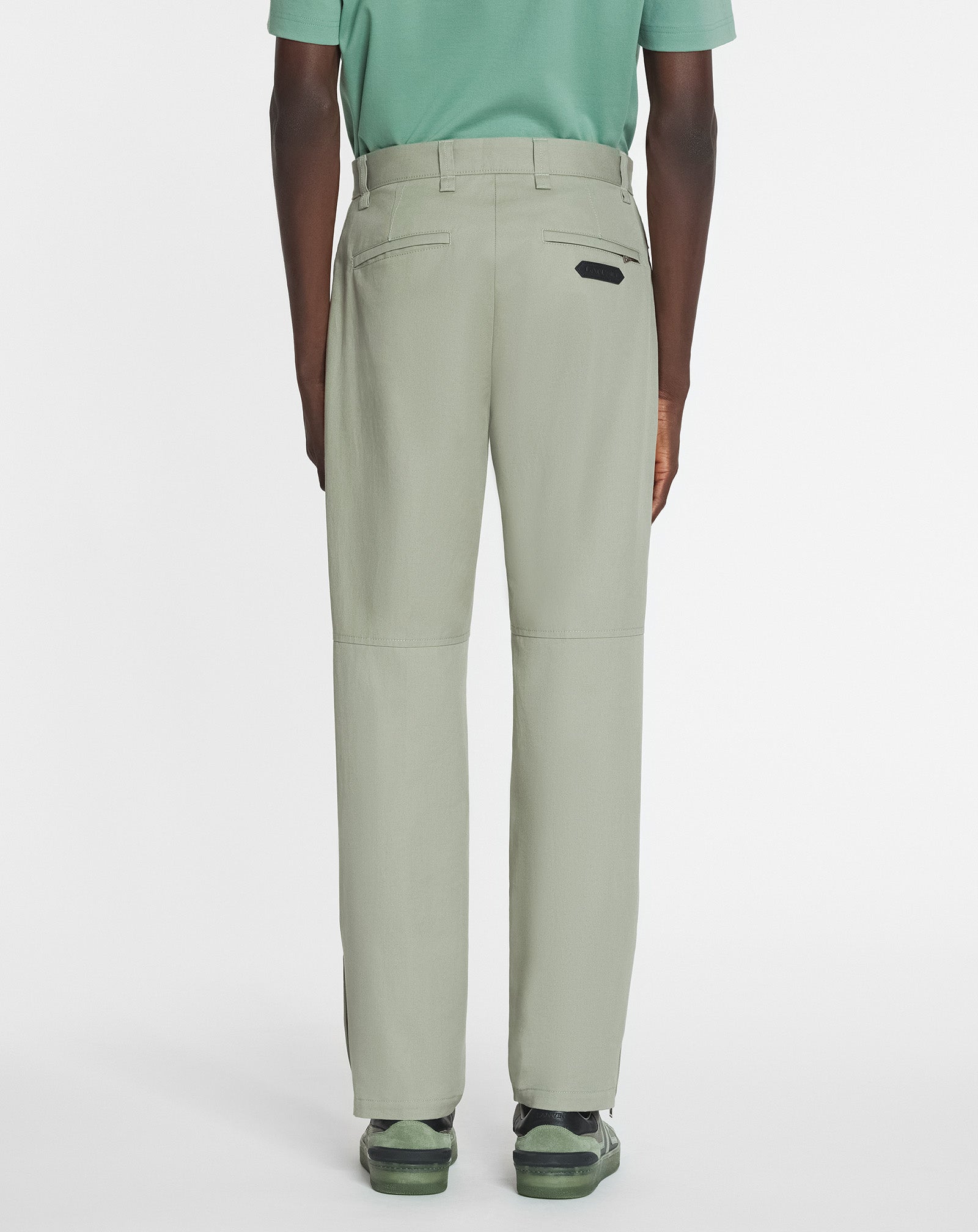 COTTON BIKER PANTS