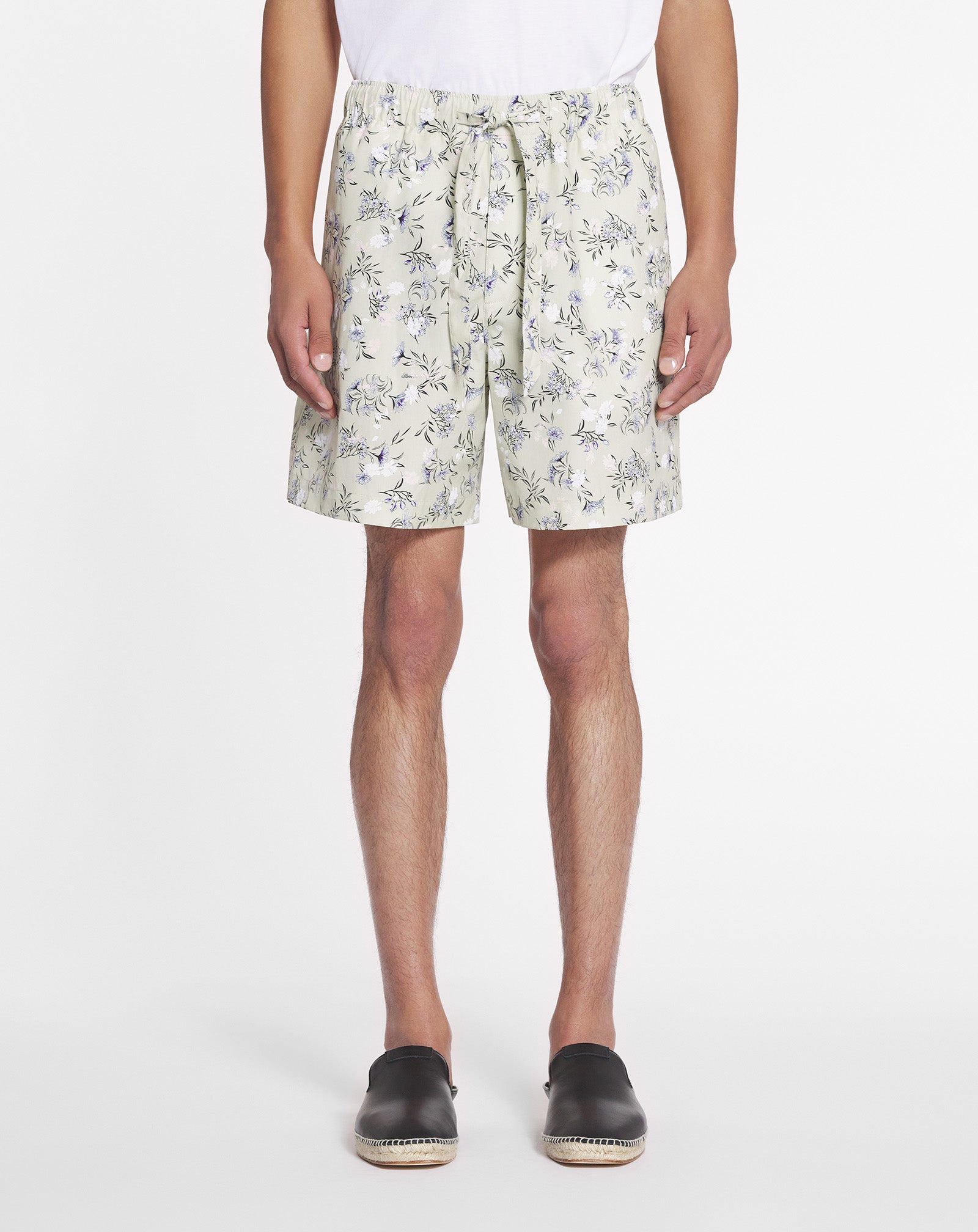 PRINTED COTTON SHORTS