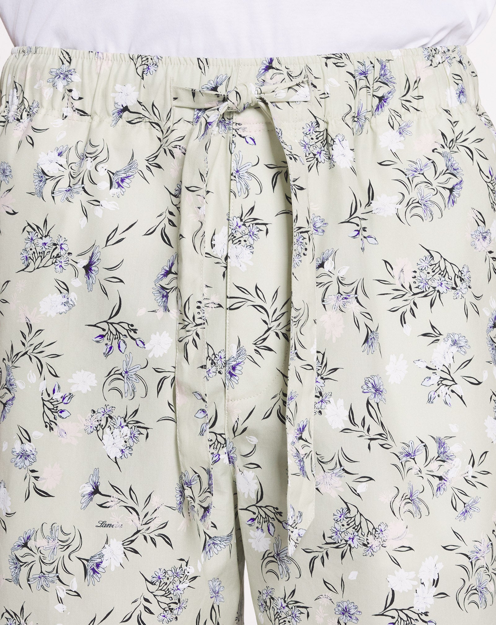 PRINTED COTTON SHORTS