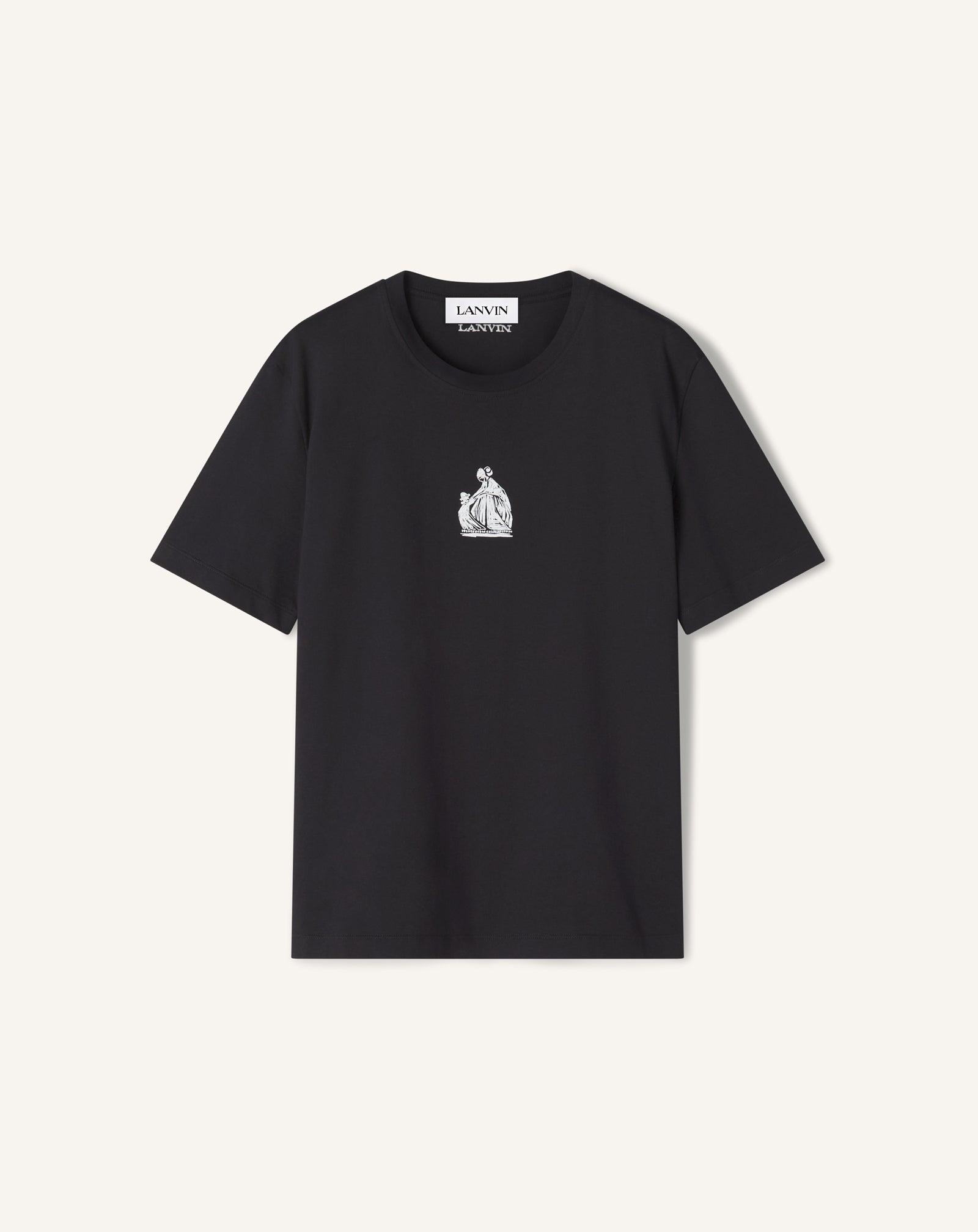 T-shirt Imprimé La Mère Et L'enfant Black | Lanvin