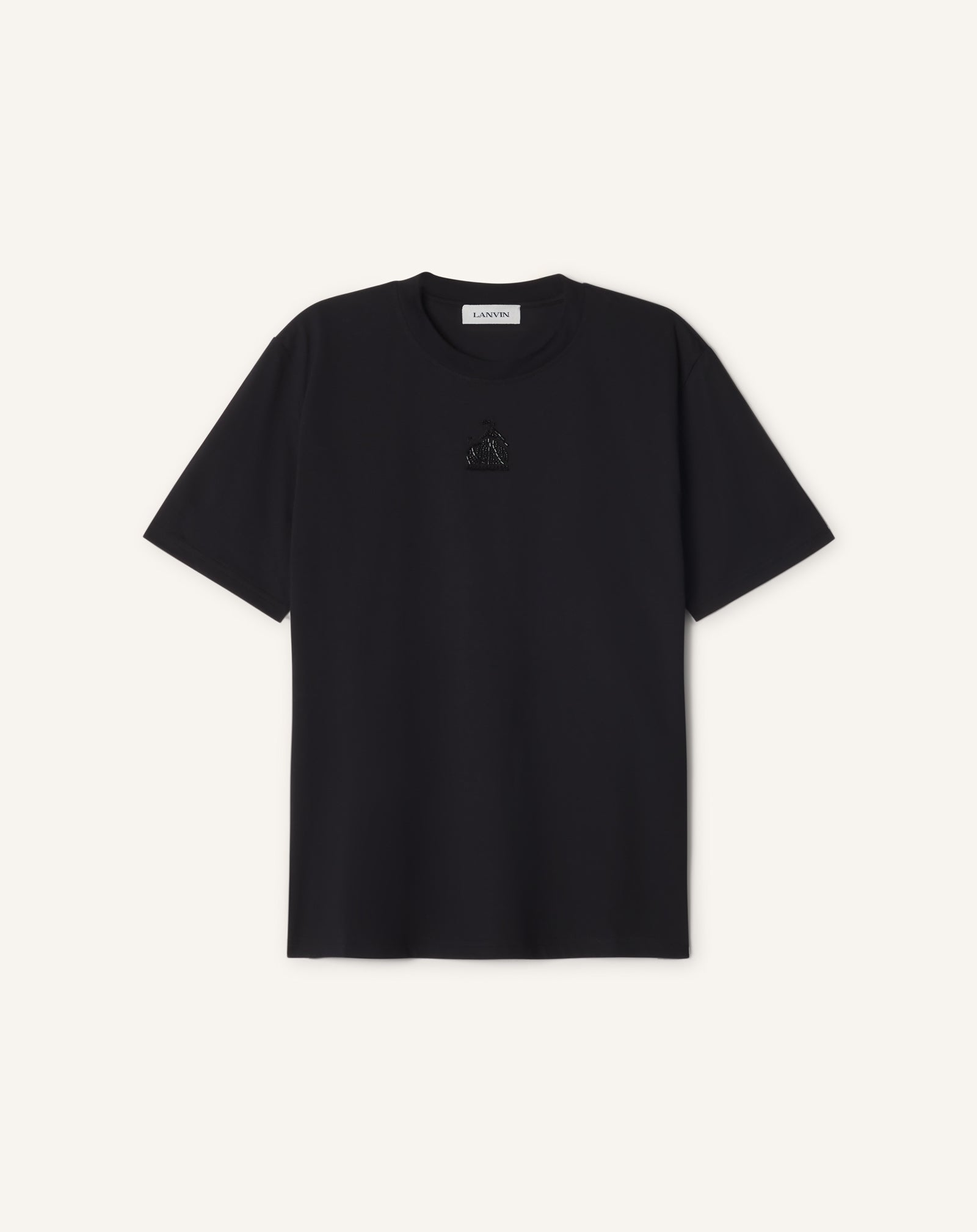 MOTHER AND DAUGHTER EMBROIDERED COTTON JERSEY T-SHIRT