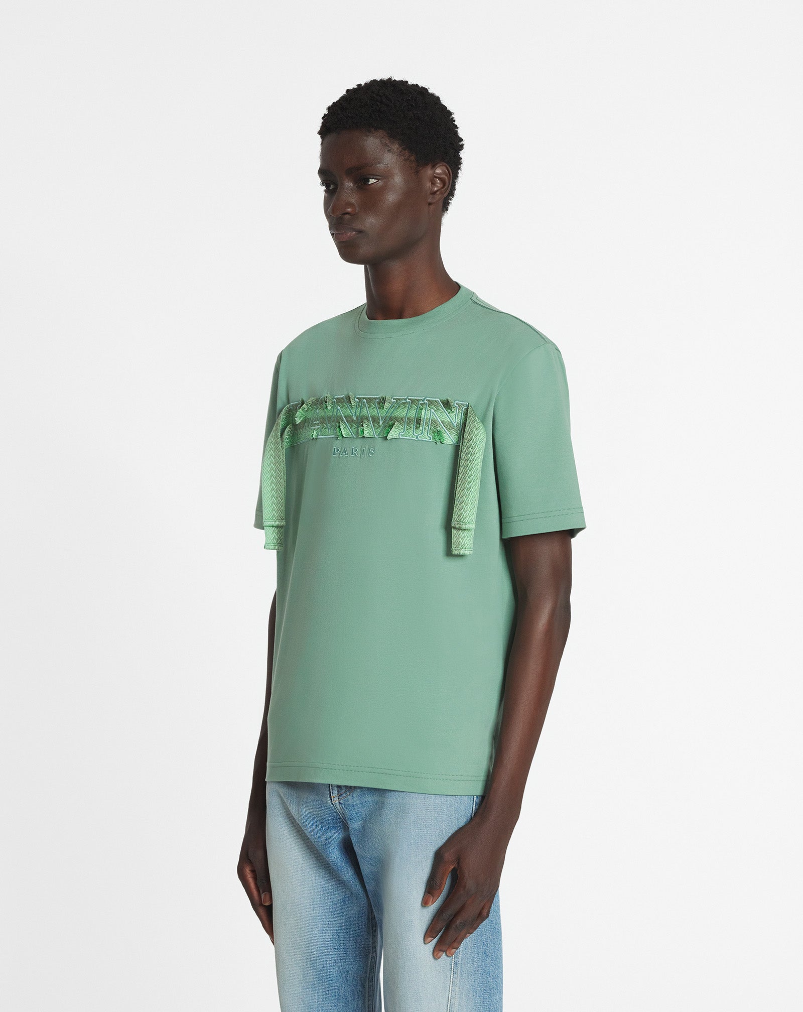 LANVIN CURB LACE T-SHIRT