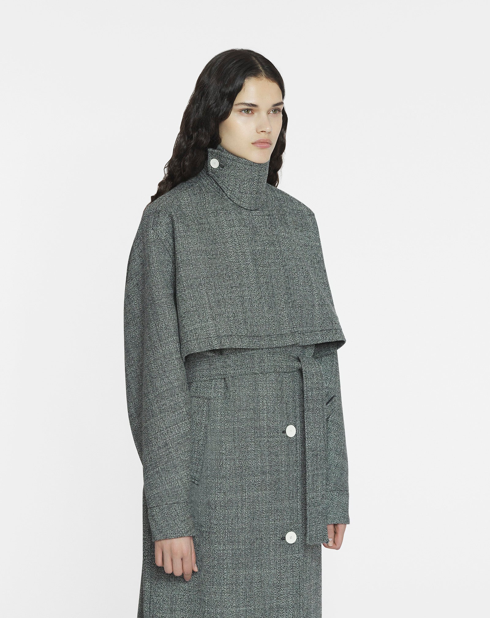 WOOL TRENCH COAT