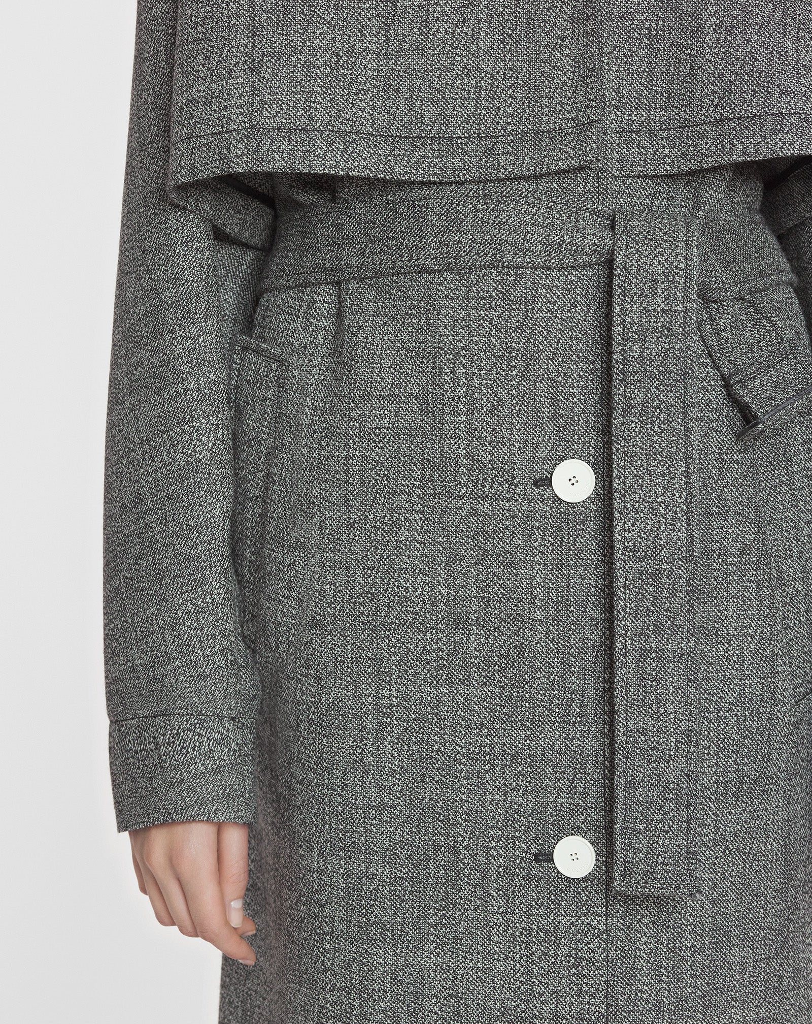 WOOL TRENCH COAT