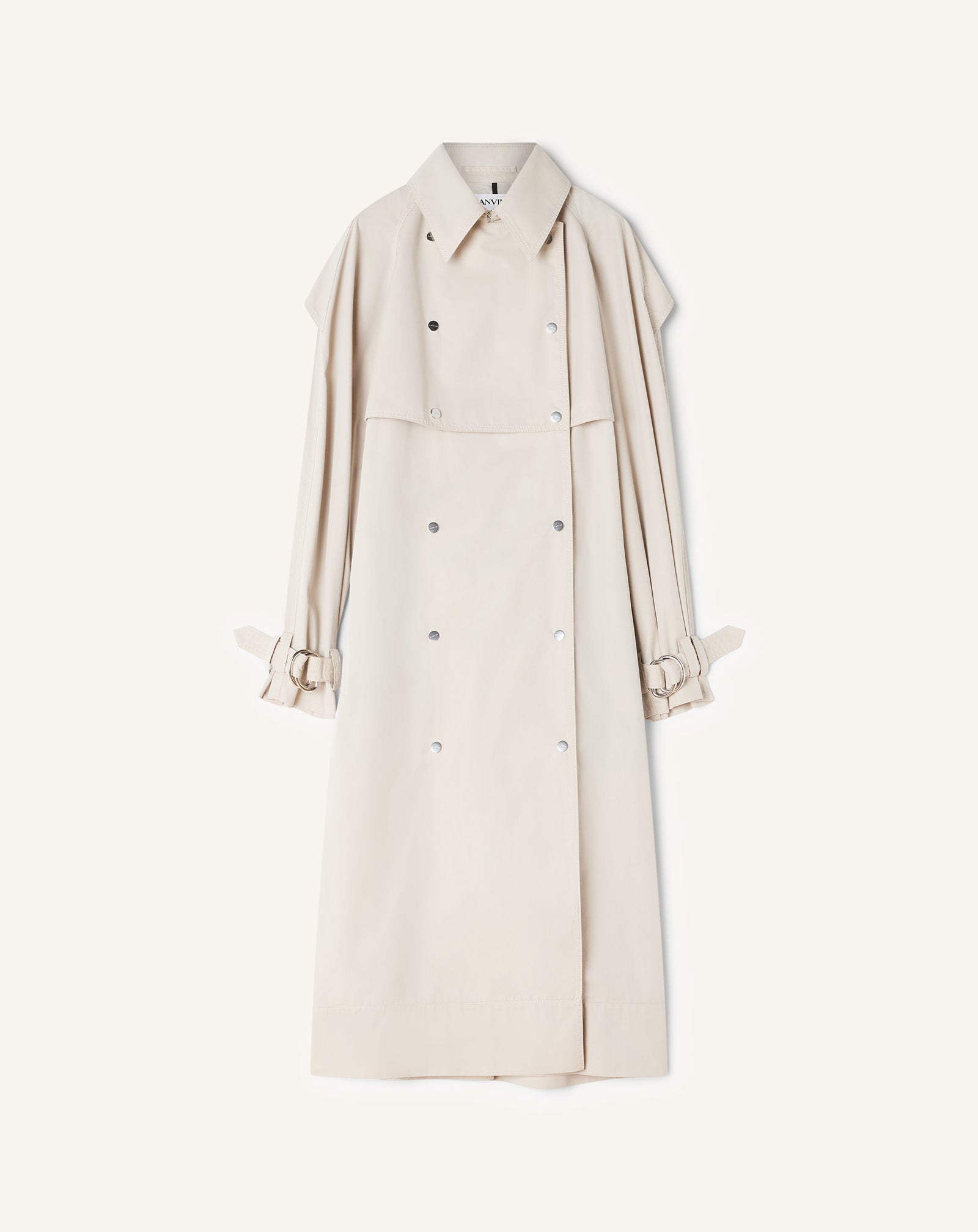Trench En Coton White | Lanvin