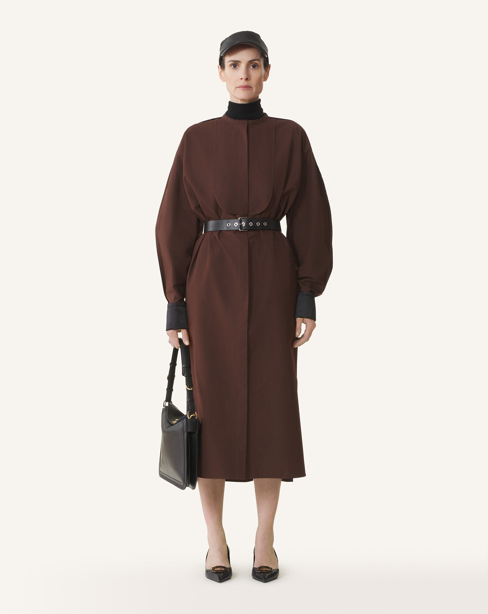 SHIRT DRESS IN COTTON POPELIN