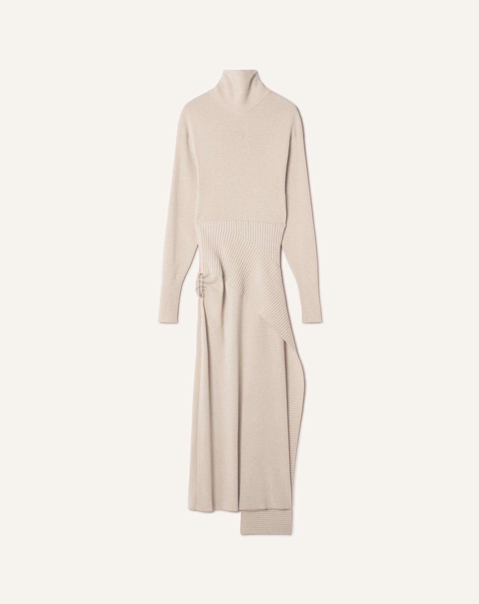 WOOL AND CASHMERE MIDI DRESS