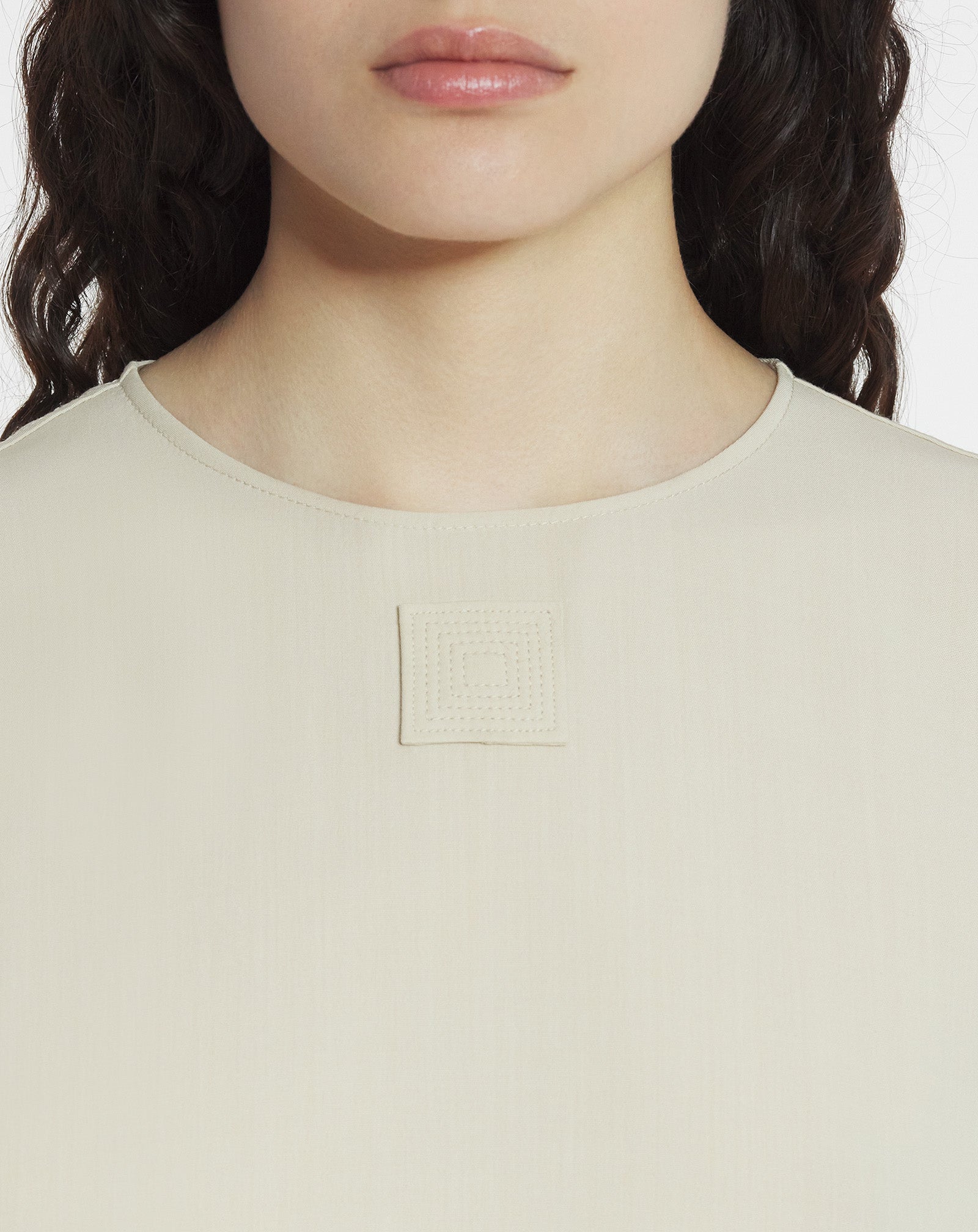 WOOL BLEND T-SHIRT DRESS