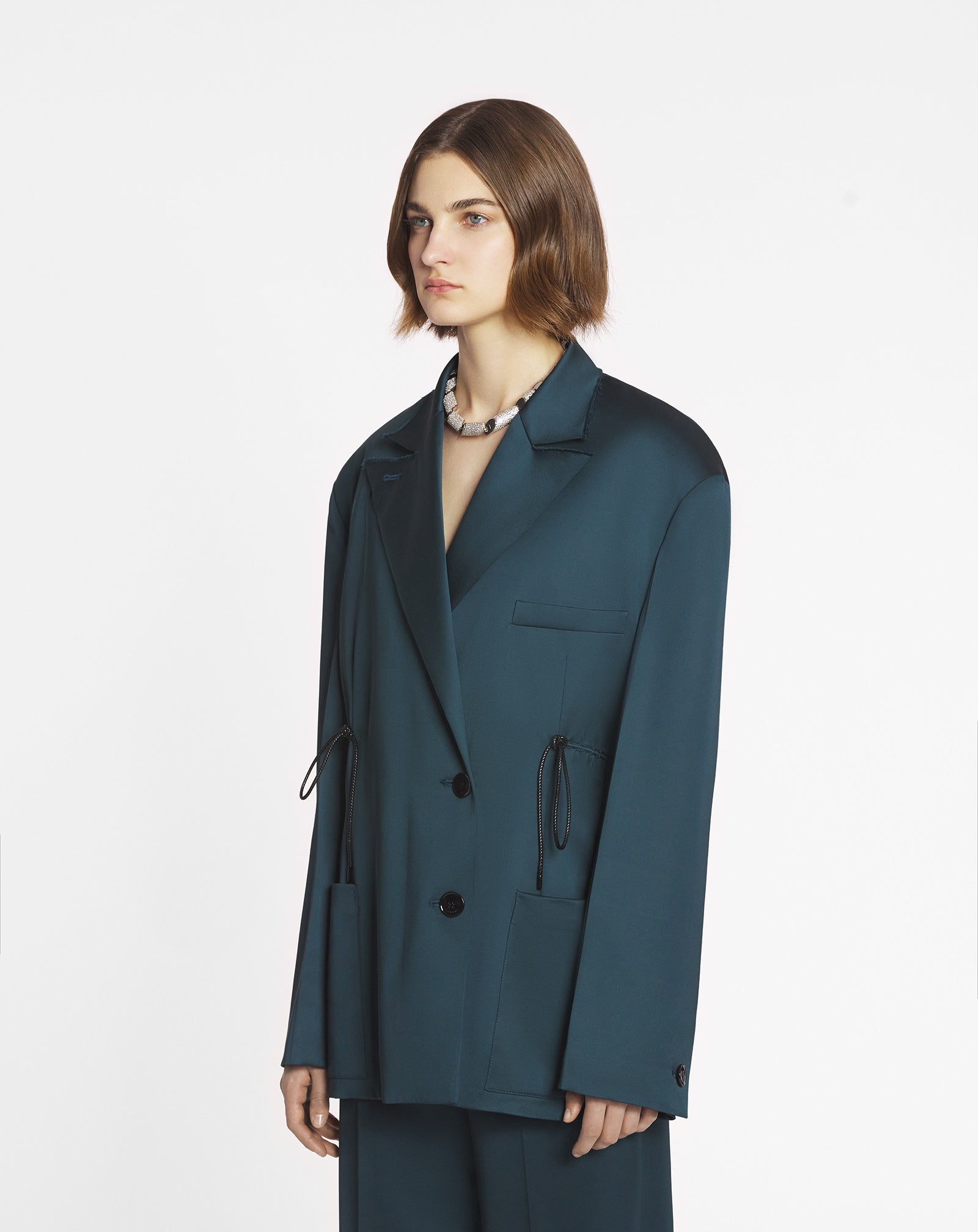 OVERSIZED BELTED JACKET