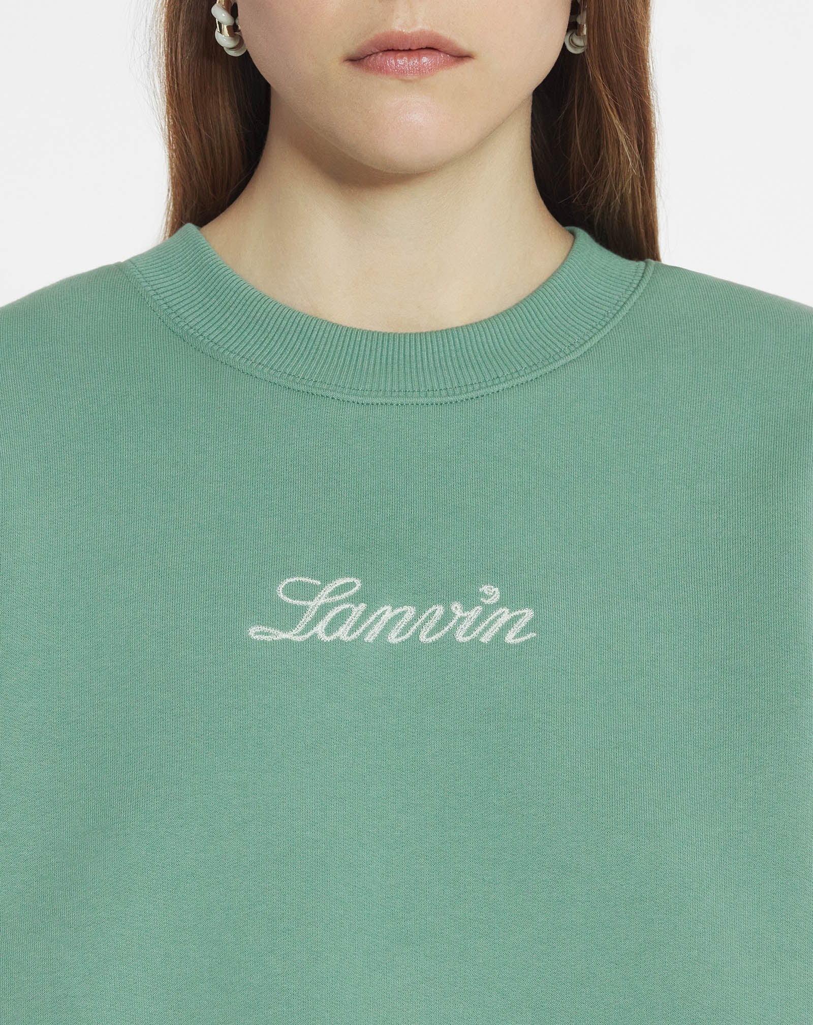 LANVIN EMBROIDERED SWEATSHIRT