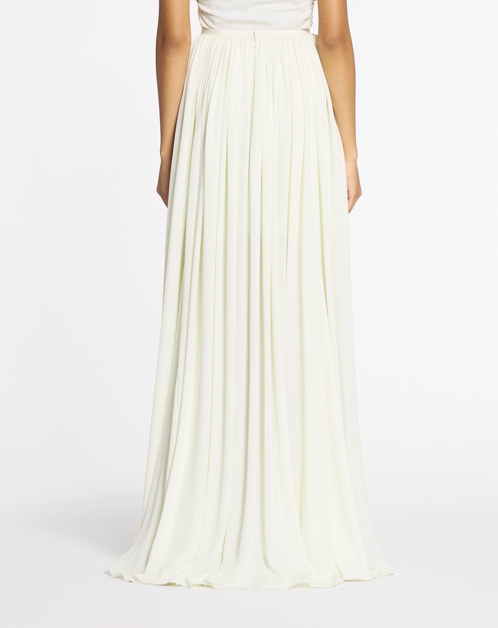 MAXI SKIRT IN SILK GEORGETTE