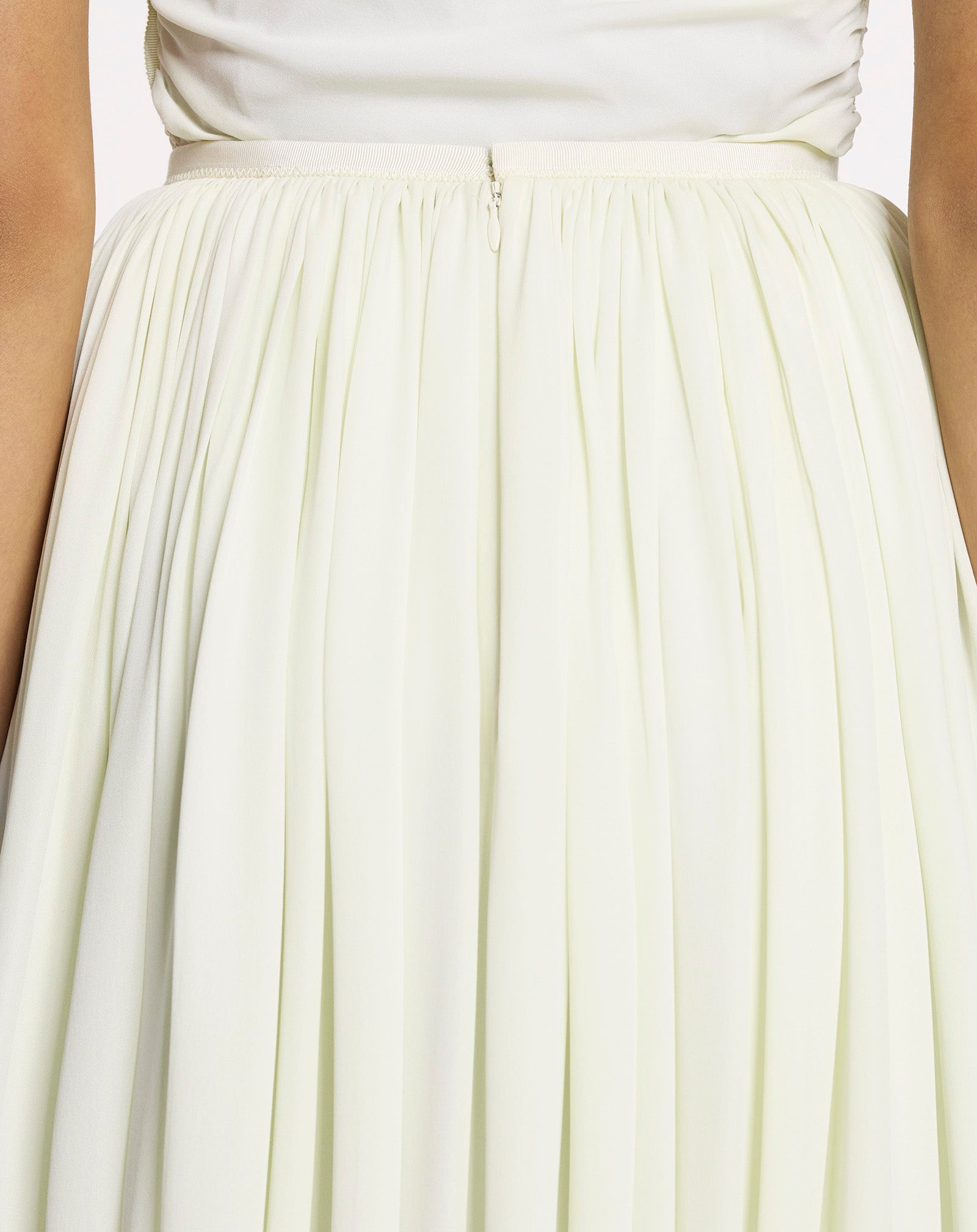 MAXI SKIRT IN SILK GEORGETTE