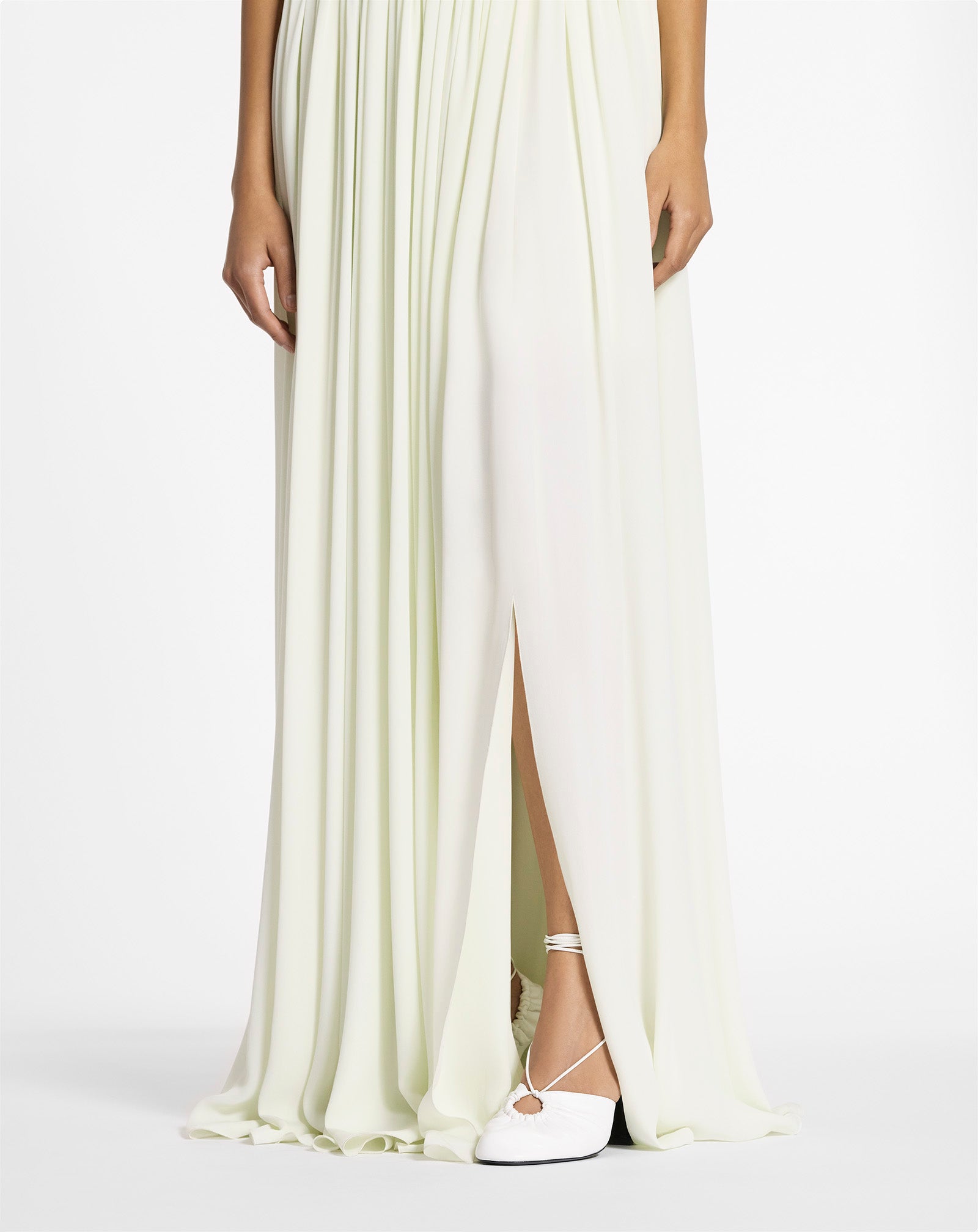 MAXI SKIRT IN SILK GEORGETTE