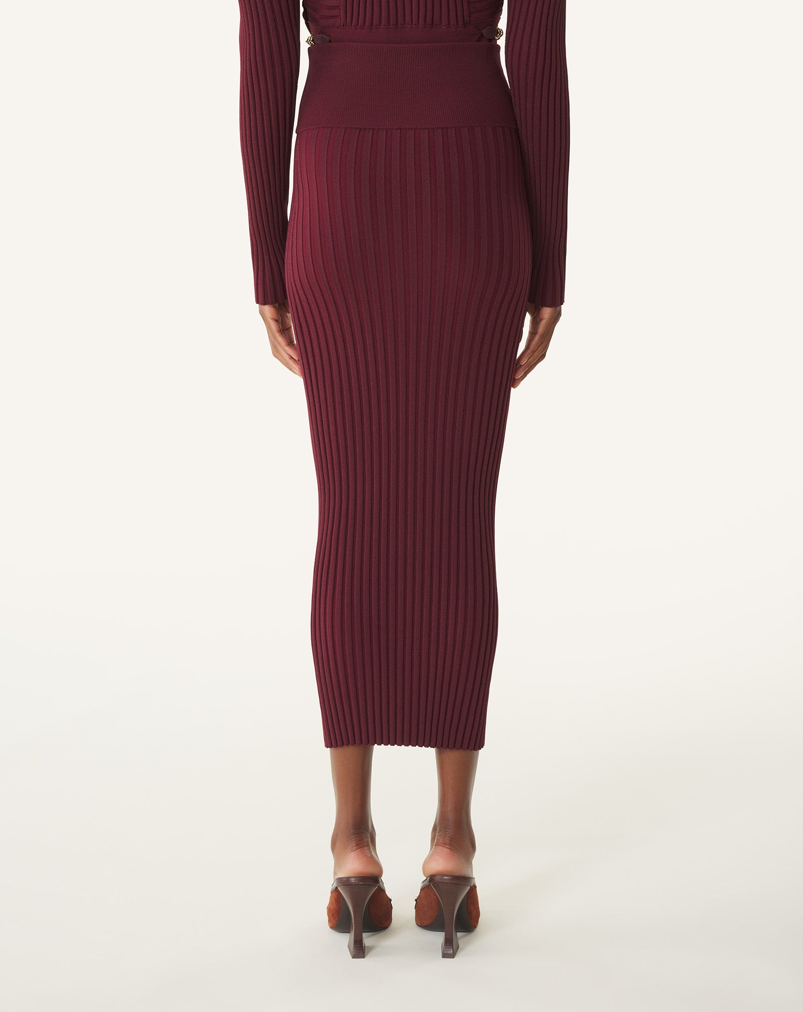 MIDI SKIRT IN VISCOSE