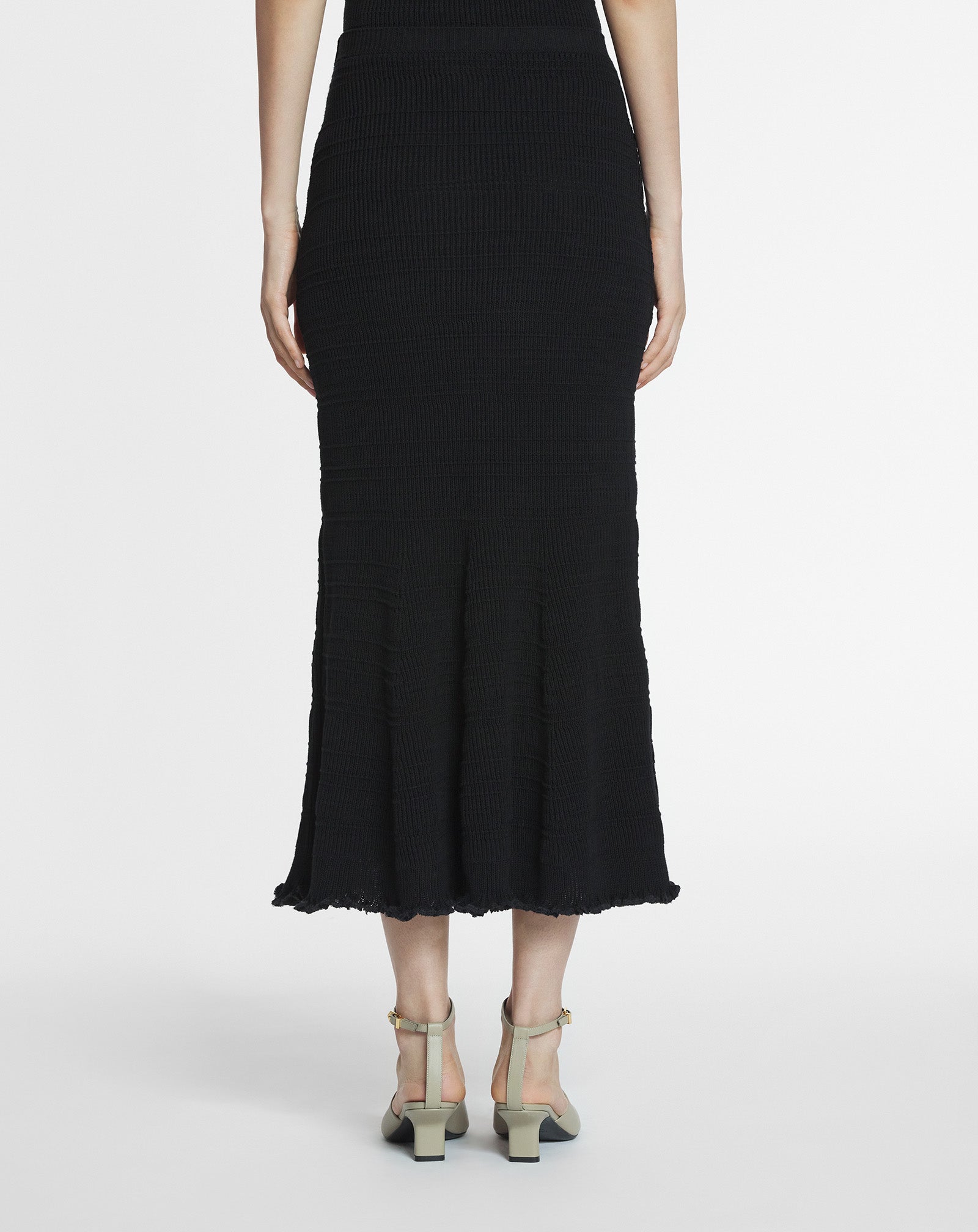 COTTON MIDI SKIRT