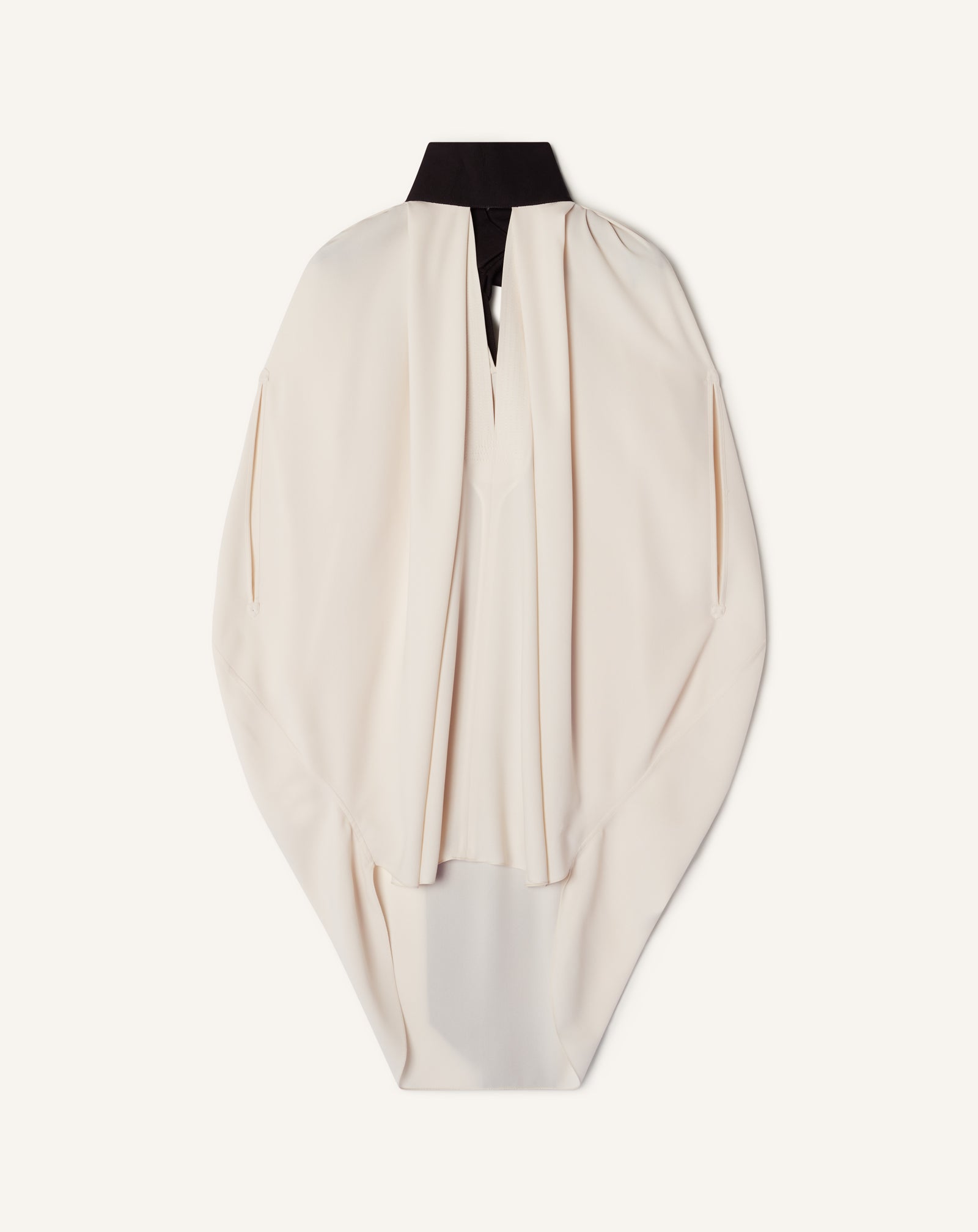 KNOTTED LOOSE-FIT CREPE TOP