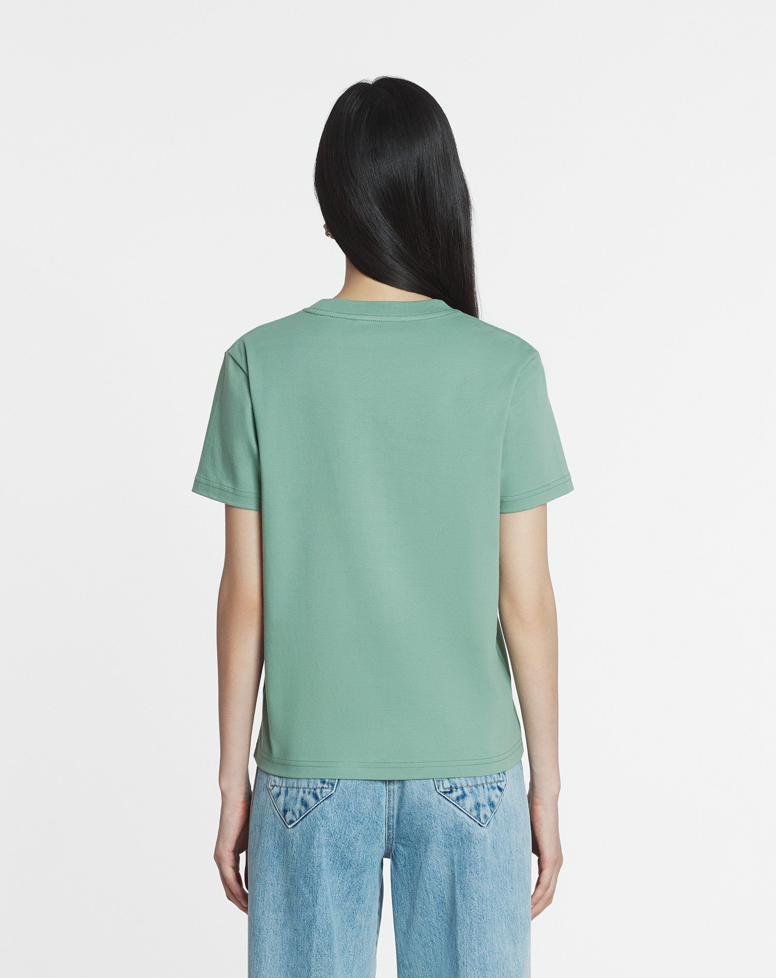 LANVIN EMBROIDERED T-SHIRT